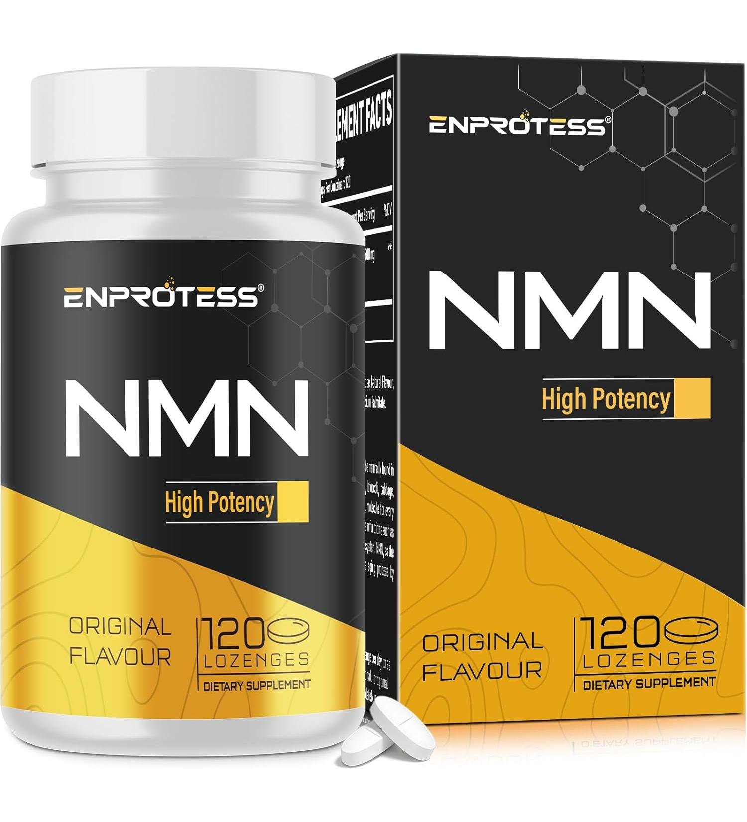 Max Absorbency Sublingual NMN 500mg Lozenges - 120-Day Supply for Cell Repair, Energy Boost, Muscle Health & Anti-Aging | Immune Support Supplement - Buy Online on GoSupps.com