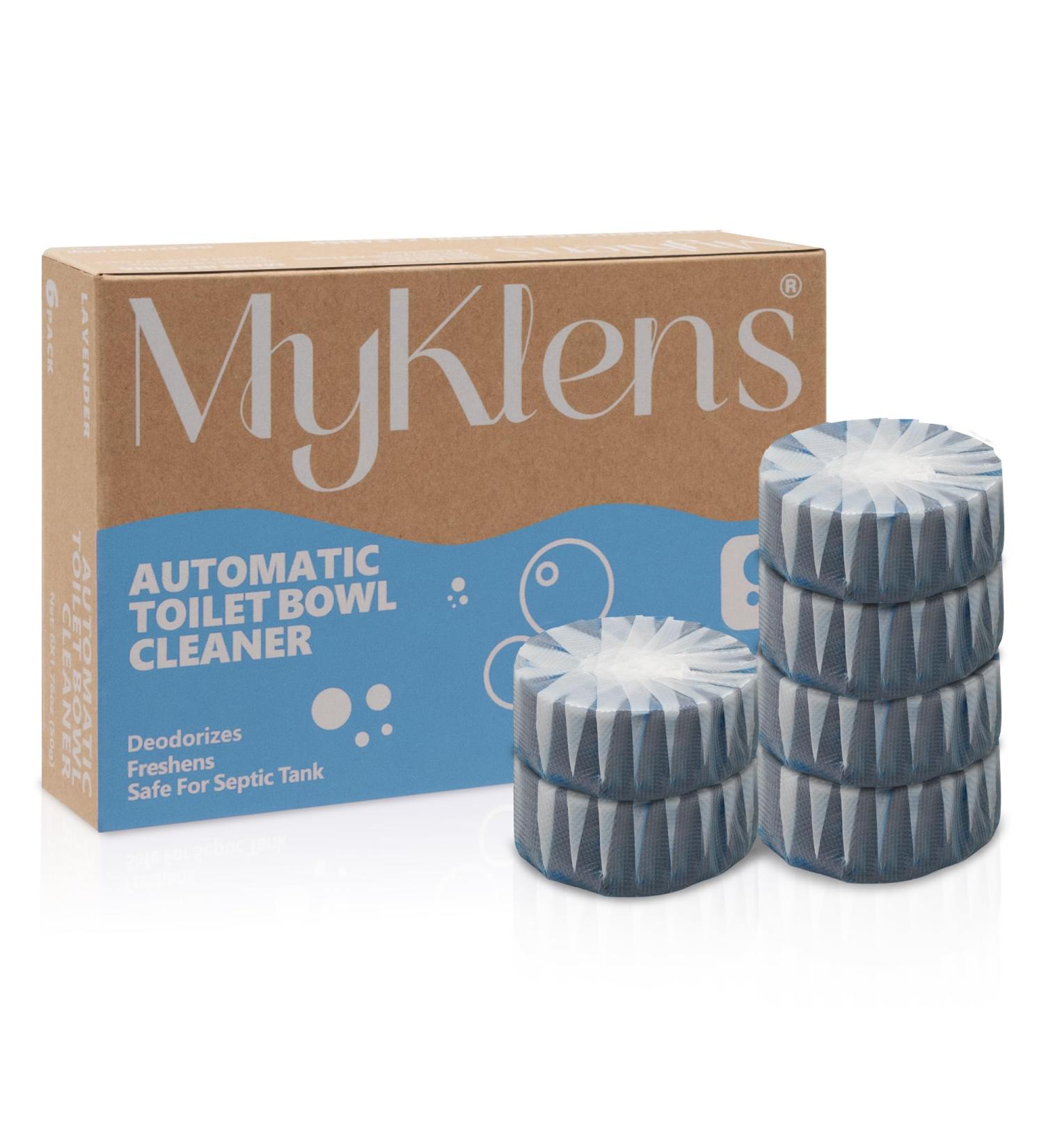 Buy Automatic Toilet Bowl Cleaner Tablets - Long-Lasting Deodorizing & Descaling (6 Pack) - Powerful Blue Tablets for Bathroom Freshness - Buy Online on GoSupps.com