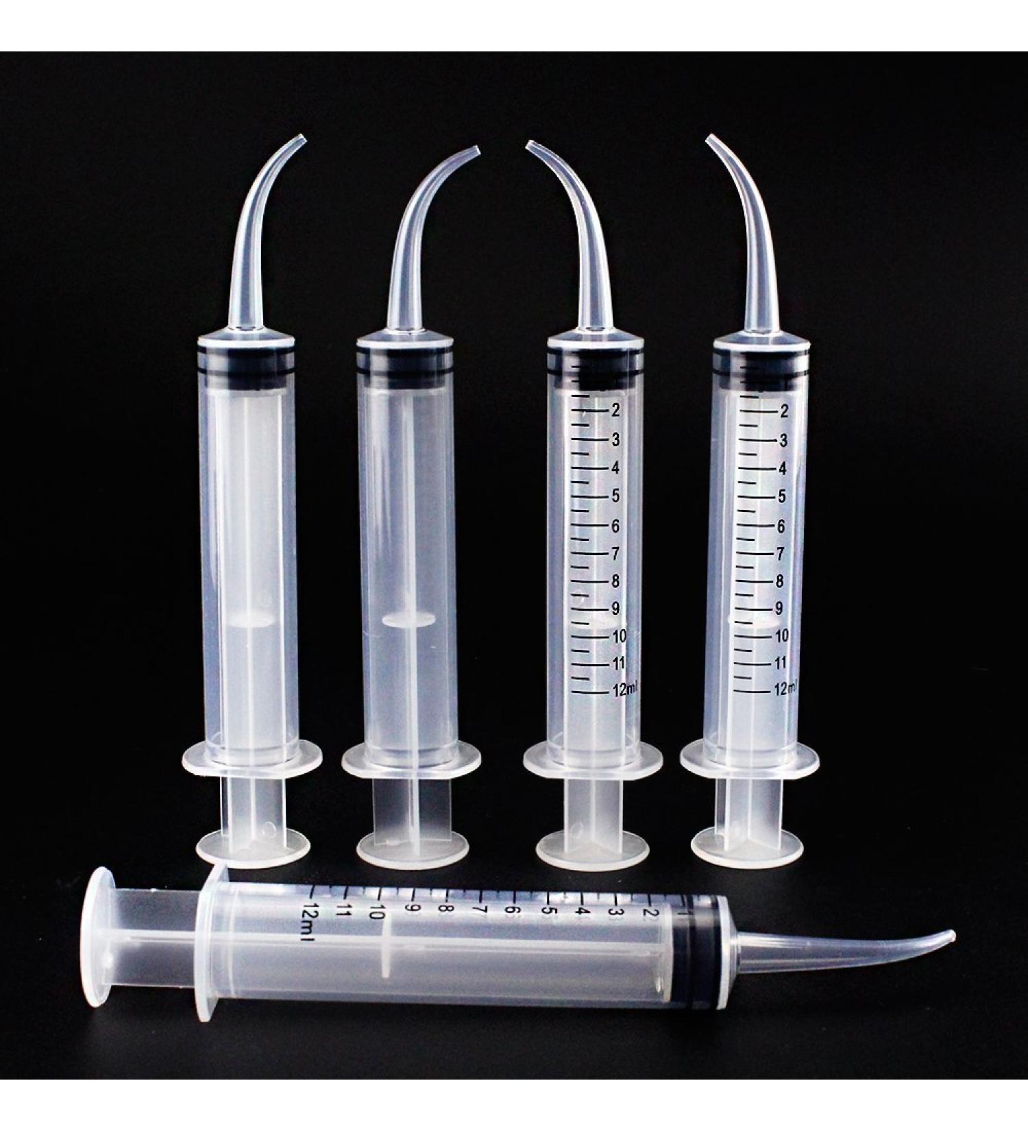 Buy Airgoesin 5pcs Graduated Dental Irrigation Syringe - Oral Irrigator for Crowns Bridges Tonsil Stones & Mouthwash Cleaner | 12ml - Buy Online on GoSupps.com