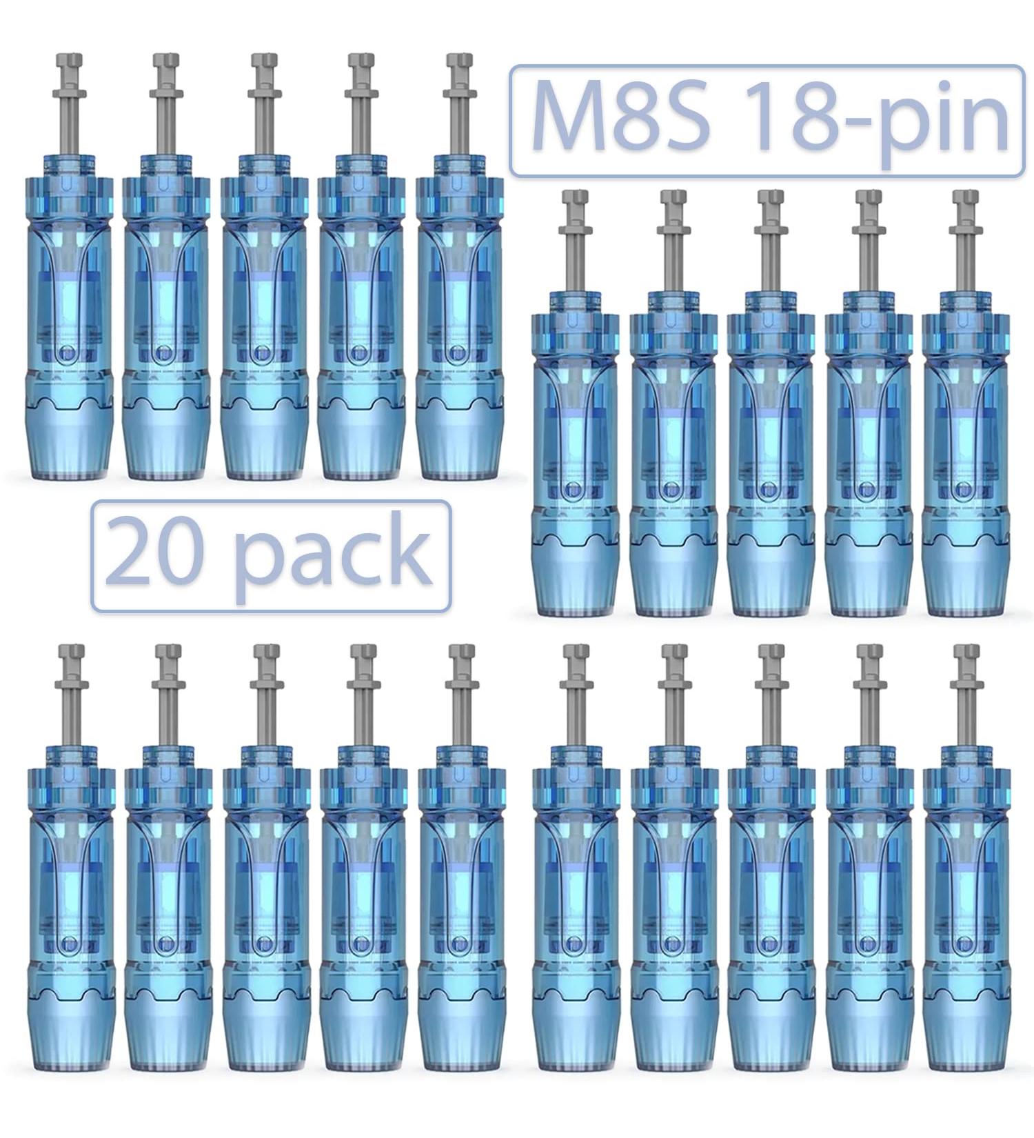 Dr.Pen Ultima M8S / A9 18-pin Cartridges - Original Replacement Parts (20 pcs) - Buy Online on GoSupps.com