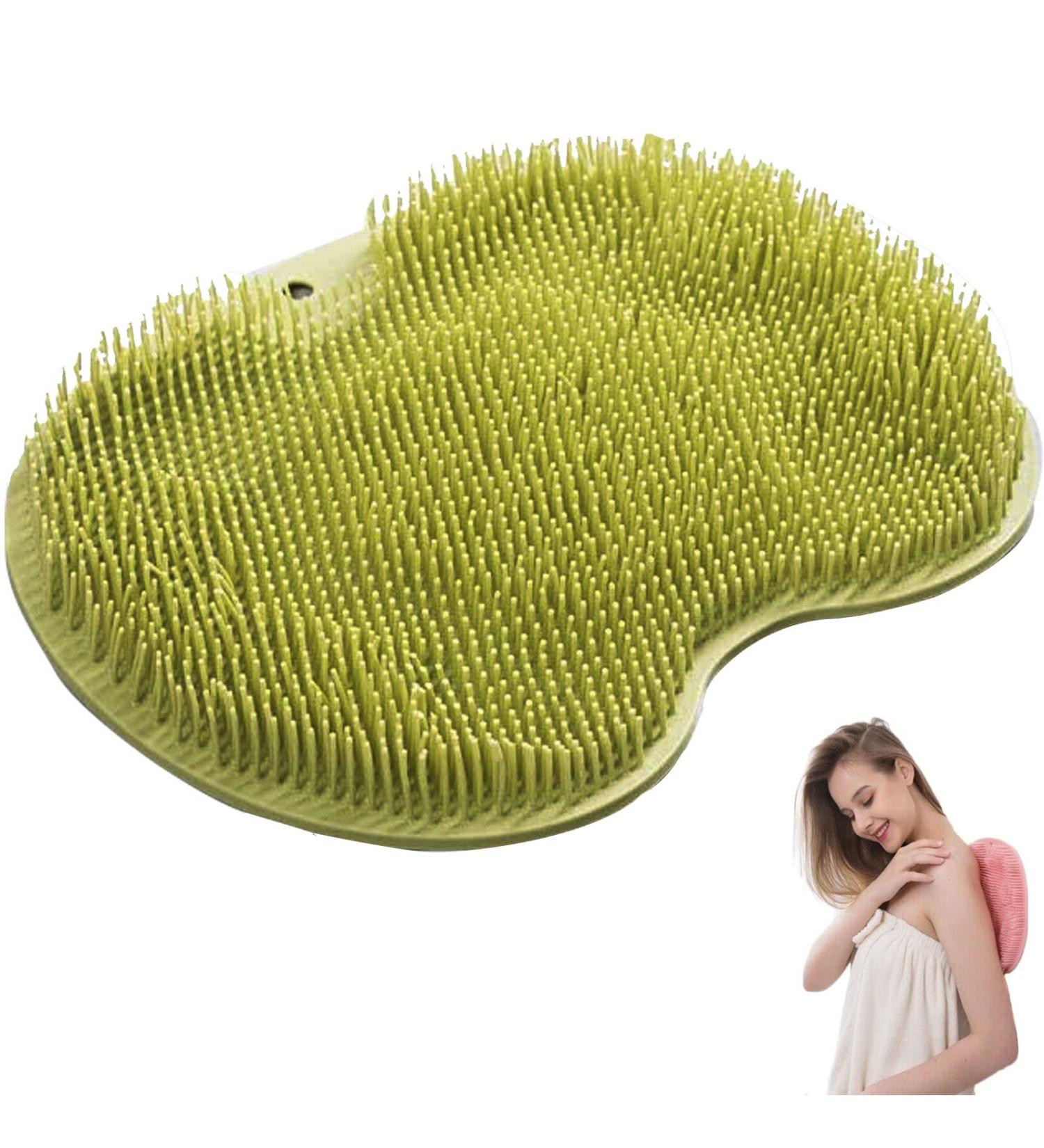 Buy Slad-Resistant Silicone Foot Massager Pad - Non-Slip Shower Scrubber with Suction Cups | International Shipping Available - Buy Online on GoSupps.com