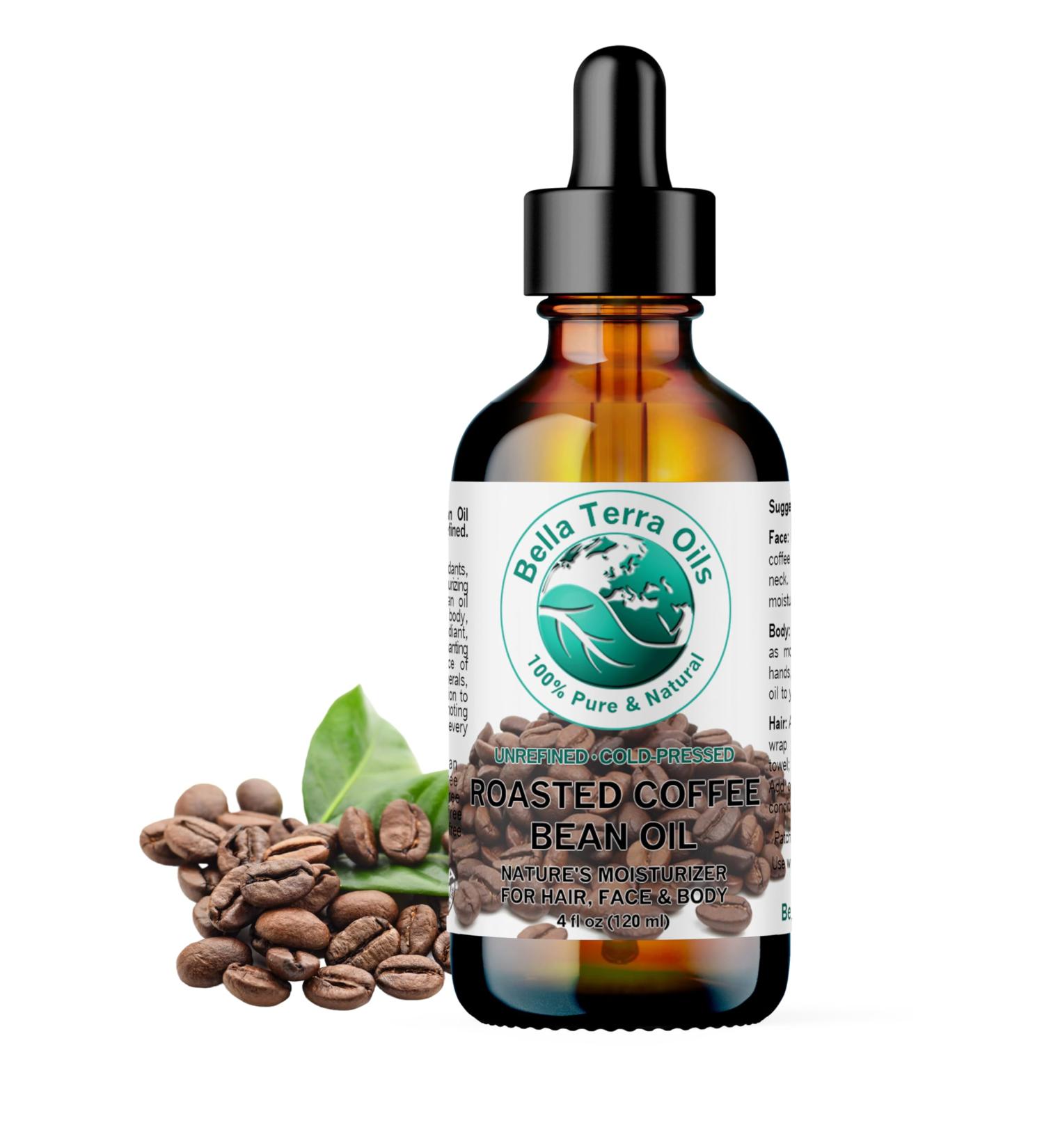 Bella Terra Oils - Roasted Coffee Bean Oil 4 oz - Dive into The Heart of Coffee Extract Boosted with Essential Fatty Acids A Luxurious Experience 4 Fl Oz (Pack of 1) - Buy Online on GoSupps.com