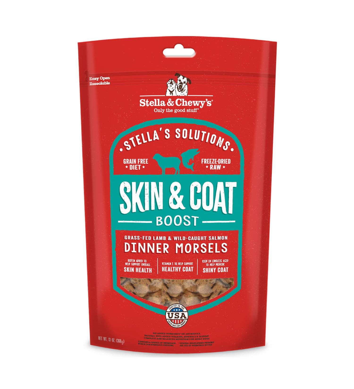 Stella & Chewy's Stella's Solutions Lamb & Salmon (Skin & Coat Boost) 13oz - Pack of 1 - Buy Online on GoSupps.com