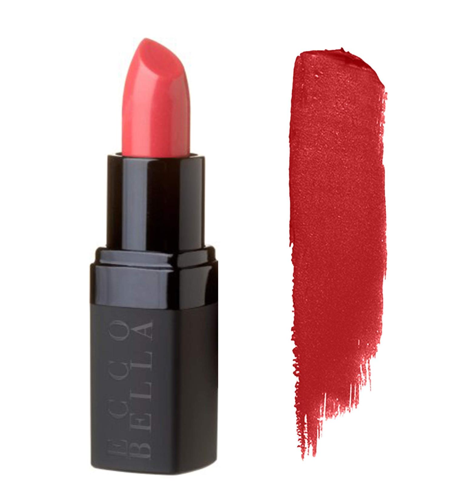 Ecco Bella Natural Moisturizing Lipstick in Pink Rose - Hydrating Vegan Formula - Buy Online on GoSupps.com