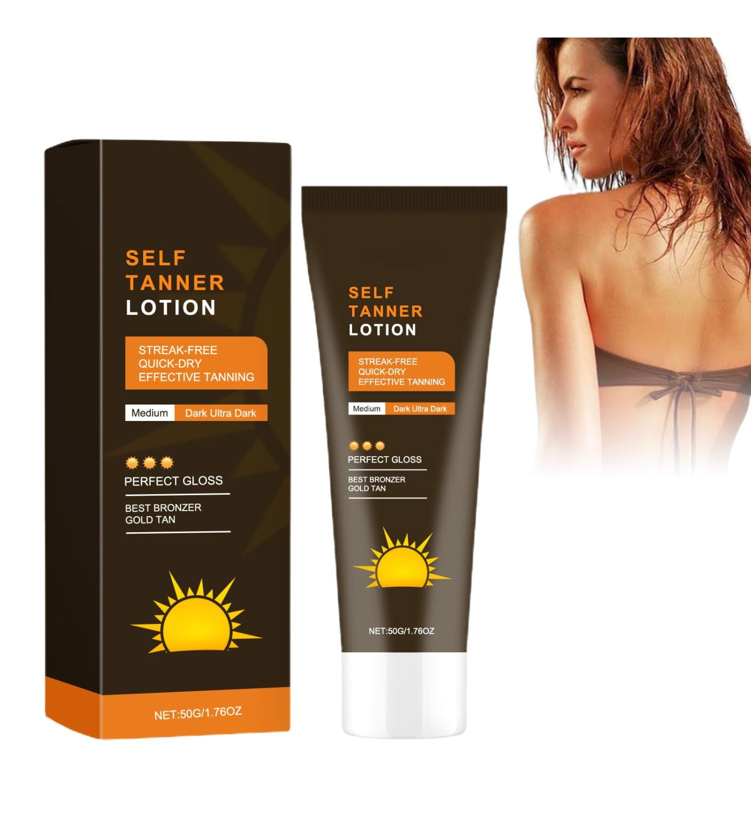 Premium Self Tanner Lotion - Best Tanning Lotion for a Natural Glow | 1 Piece - Ships Internationally - Buy Online on GoSupps.com
