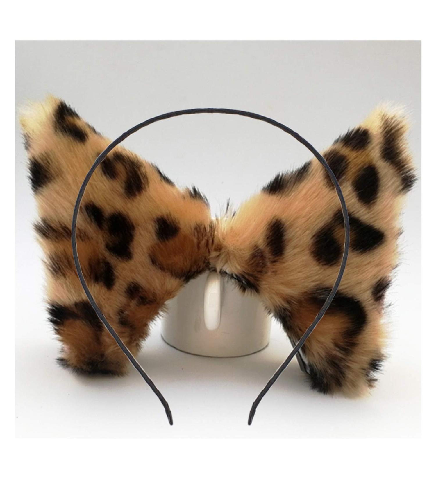 Cat Ears Headband Hair Clips | Fox Ears Hair Bands Barrettes | Halloween Party Cosplay Hair Accessories - Buy Online on GoSupps.com