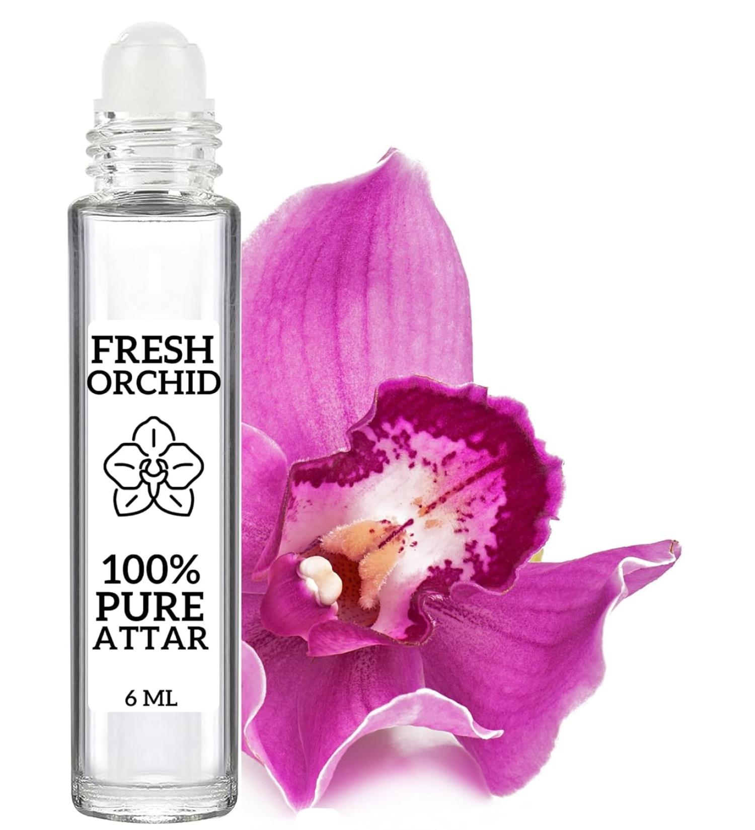 Fresh Orchid 100% Pure Attar Roll-On Bottle 6 ML - Buy Online on GoSupps.com