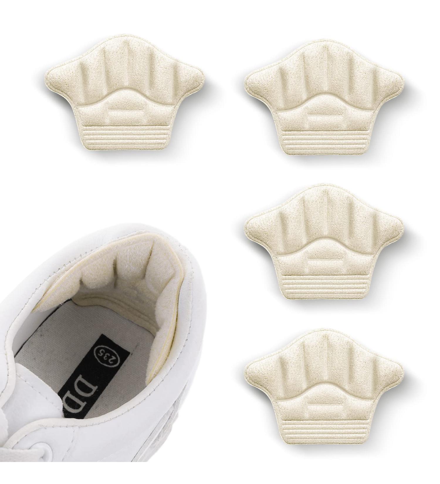 Sibba 2 Pairs Heel Grips - No-Slip Shoe Inserts for Men and Women - Self-Adhesive Heel Cushion Pads for Loose Shoes - Blisters Protector and Repair Patch - Buy Online on GoSupps.com