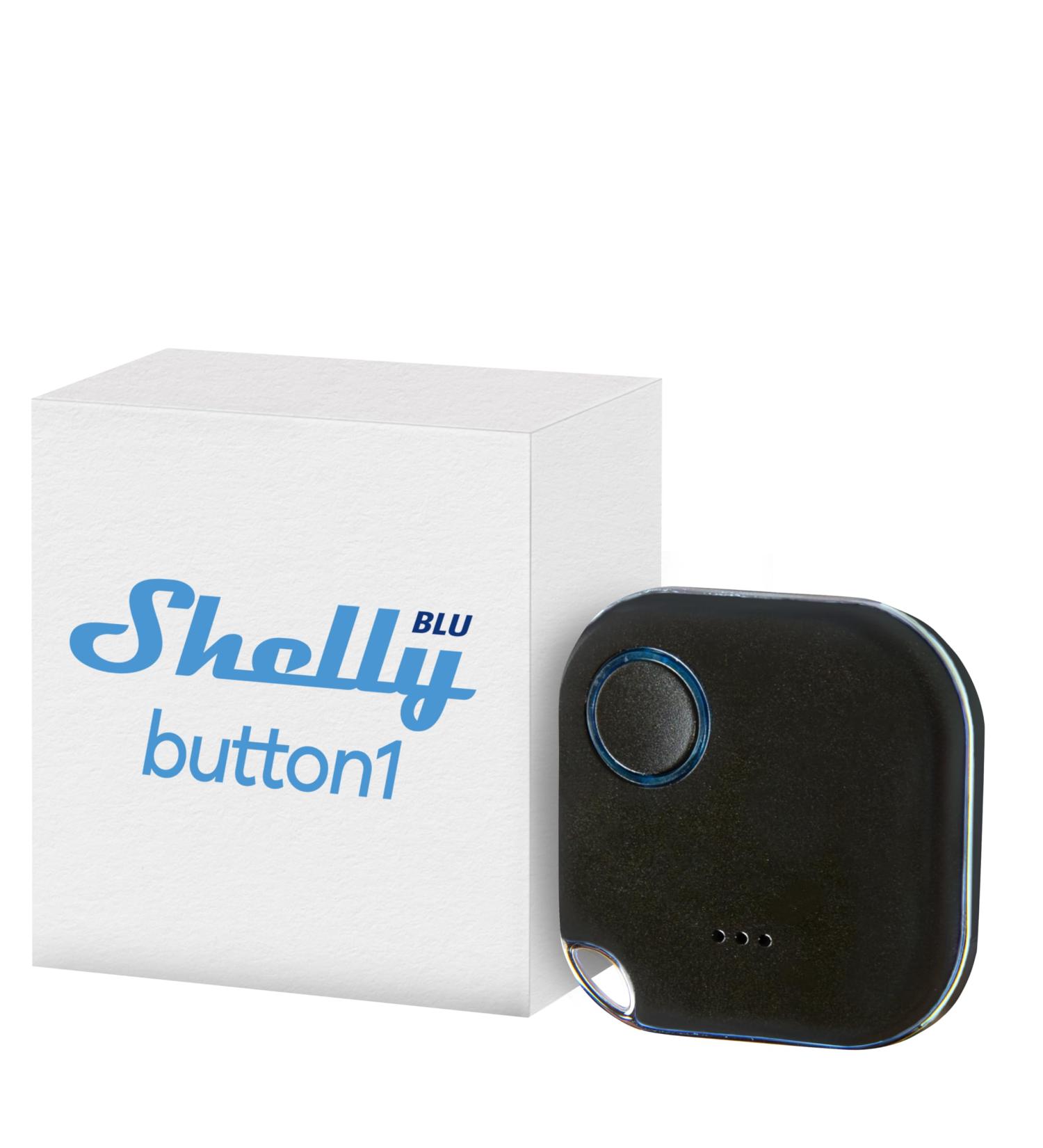 Buy Shelly Blu Button1 - Bluetooth Action & Scene Control for Home Automation | Long Battery Life & LED Display | Compatible with iOS & Android - International Shipping Available - Buy Online on GoSupps.com