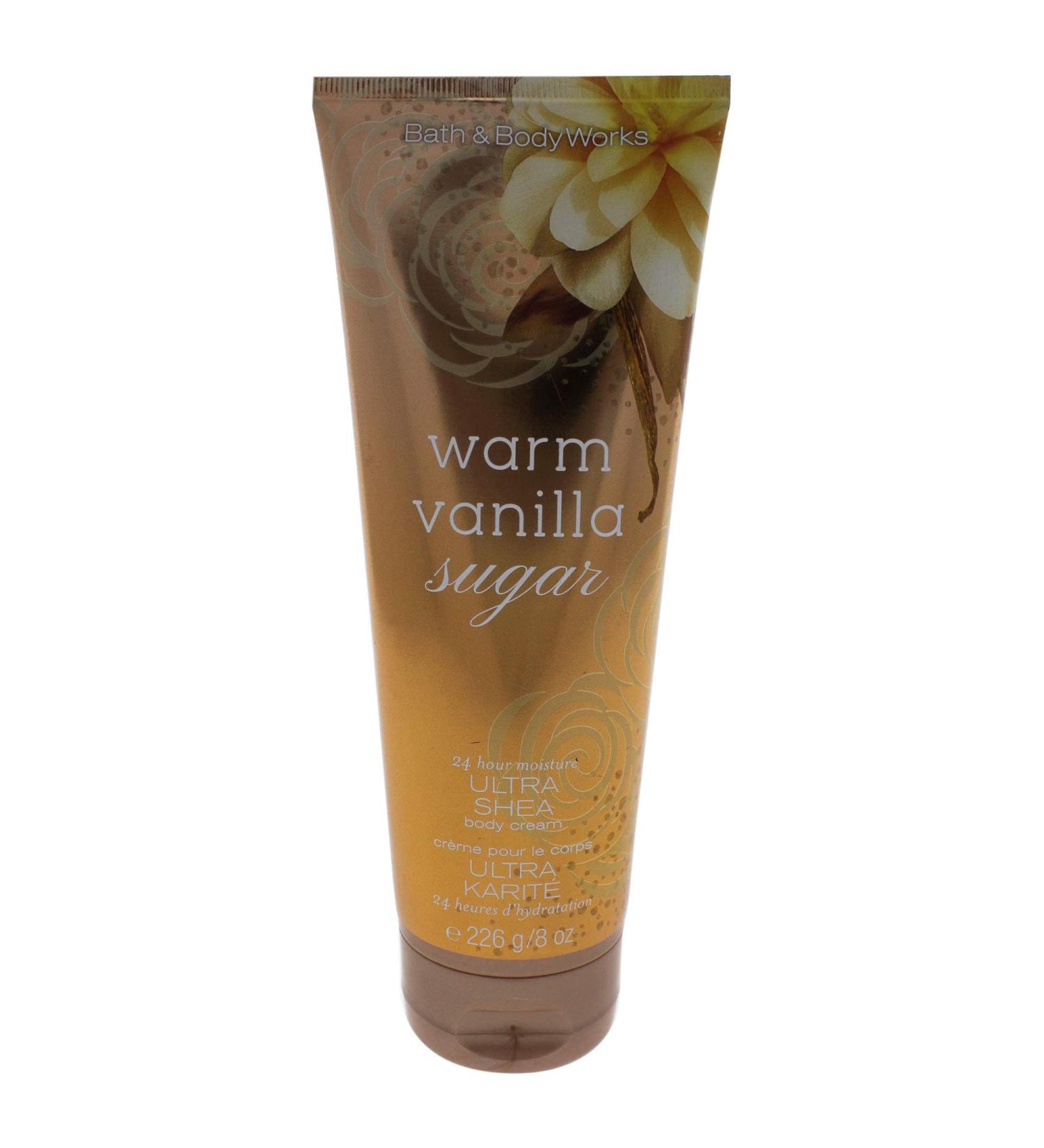 Bath & Body Works Warm Vanilla Sugar Ultra Shea Body Cream 8 Oz - Vanilla Scented Body Moisturizer - Buy Online on GoSupps.com
