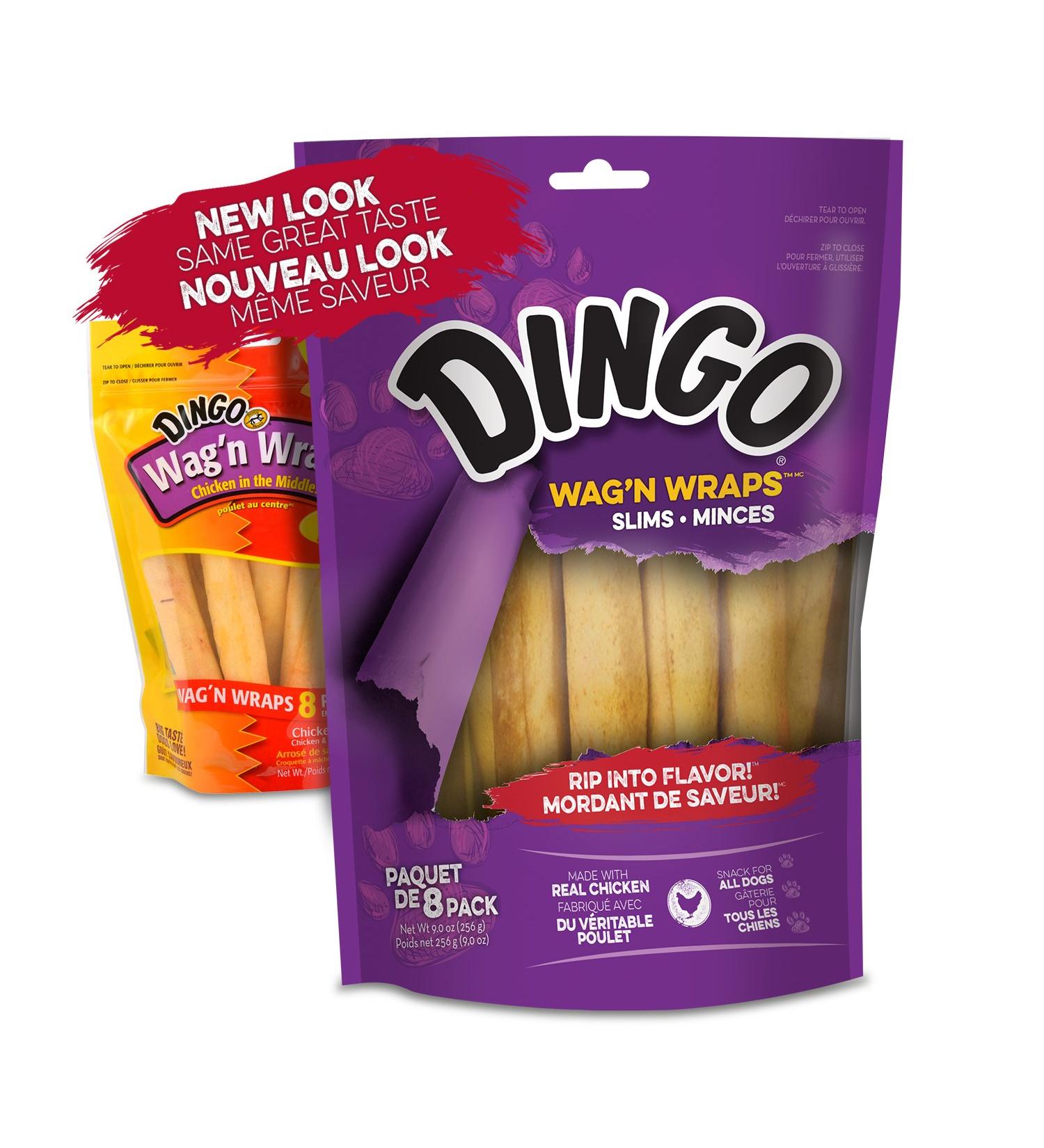 Dingo Wag'N Wraps Slims 8ct 9.0oz 256g 256 g (Pack of 1) - Buy Online on GoSupps.com