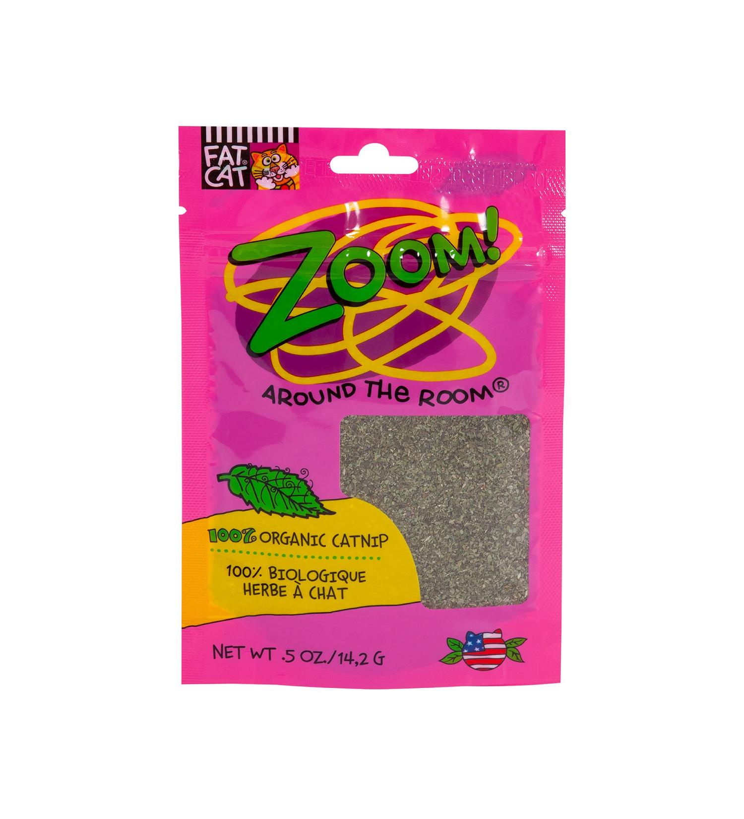 FAT CAT Organic Catnip - USA Grown & Harvested - Hoots Zoom Around the Room Catnip - Buy Online on GoSupps.com