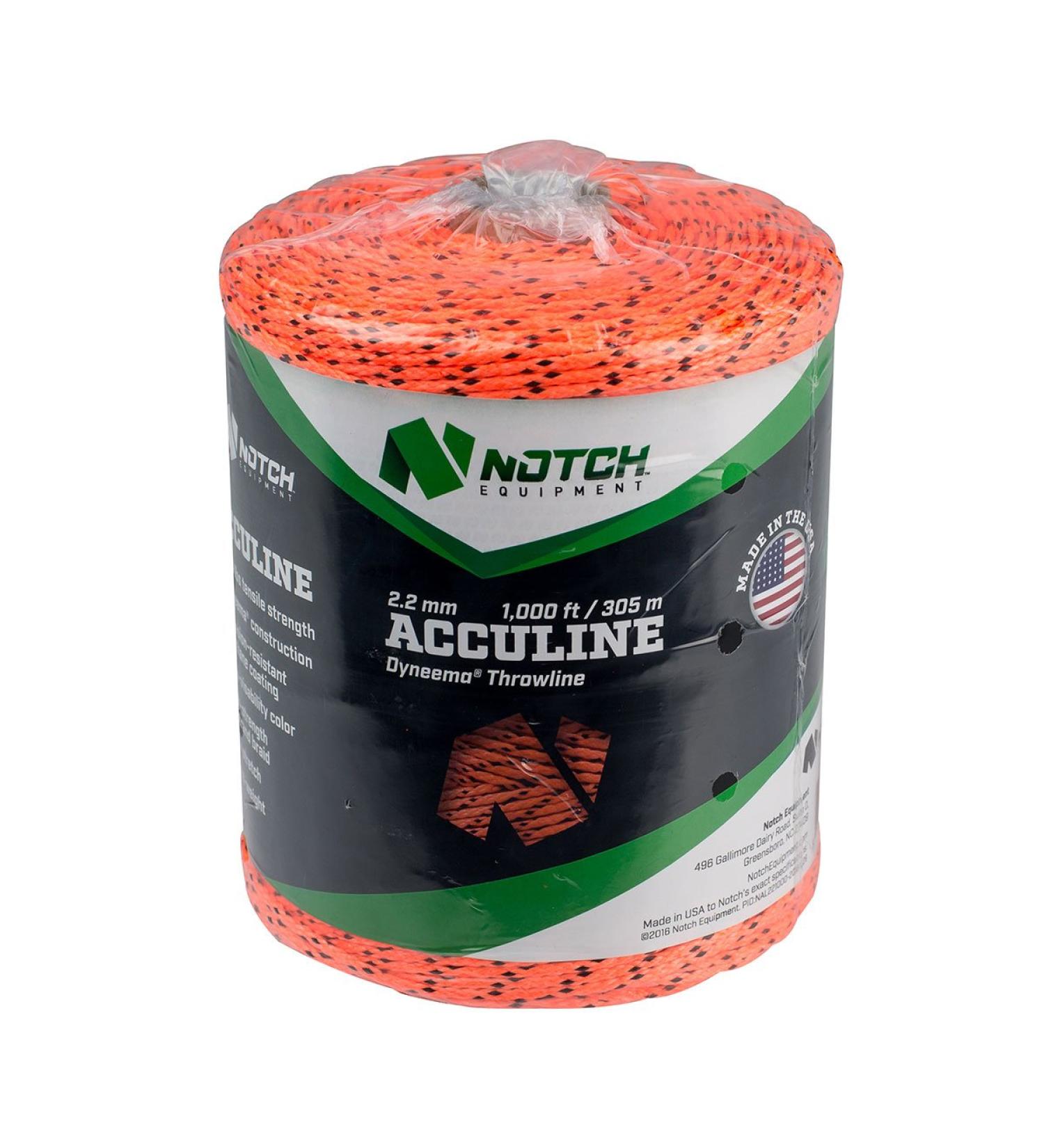 Acculine 2.2mm Throwline - 1000' Notch: High-Quality Equipment for Precision in Tree Work - Buy Online on GoSupps.com