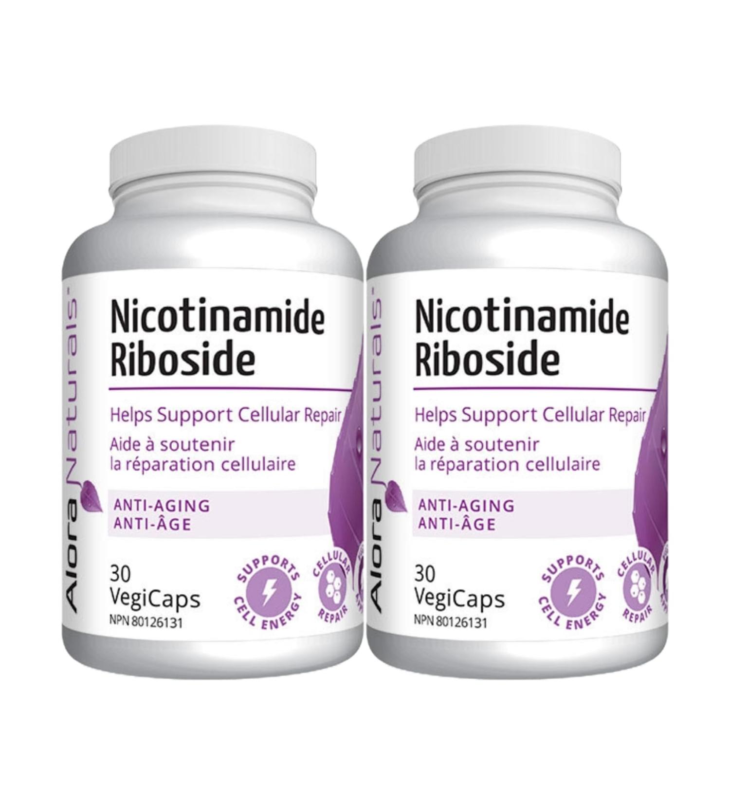 Nicotinamide Riboside | NAD+ Vitamin B3 Supplement | 300mg Nicotinamide Riboside (Vitamin B3) & 400mg Coenzyme Q10 Ubiquinone (CoQ10) Supports Cellular Repair Anti-Aging & Increased NAD+ | 60 Capsules (Pack of 2) 30 count (Pack of 2) - Buy Online on GoSupps.com