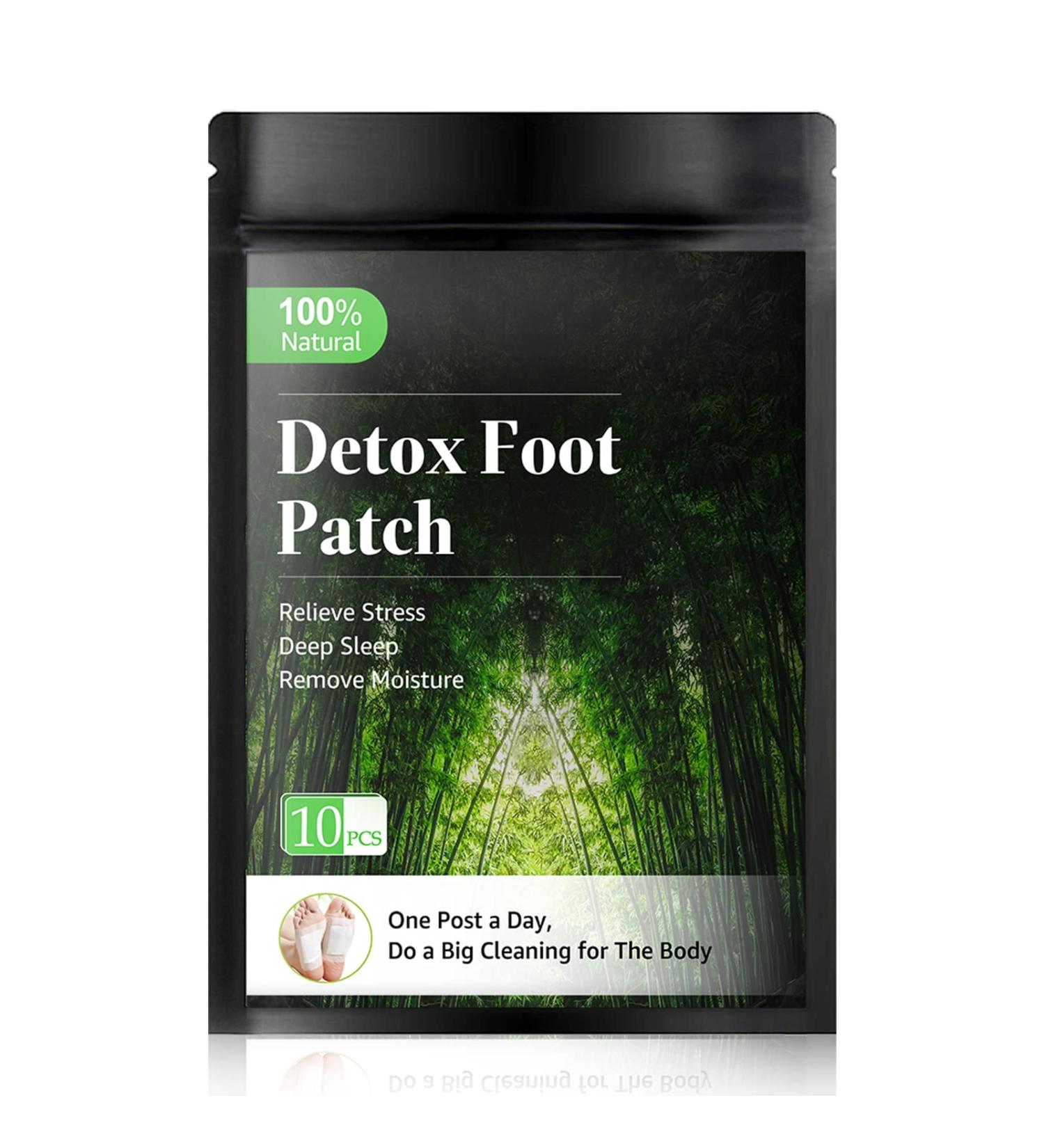 Detoxification Foot Plaster - 100% Natural for Deep Sleep & Stress Relief | Original Detox Foot Pads (10 Plasters) - International Shipping - Buy Online on GoSupps.com