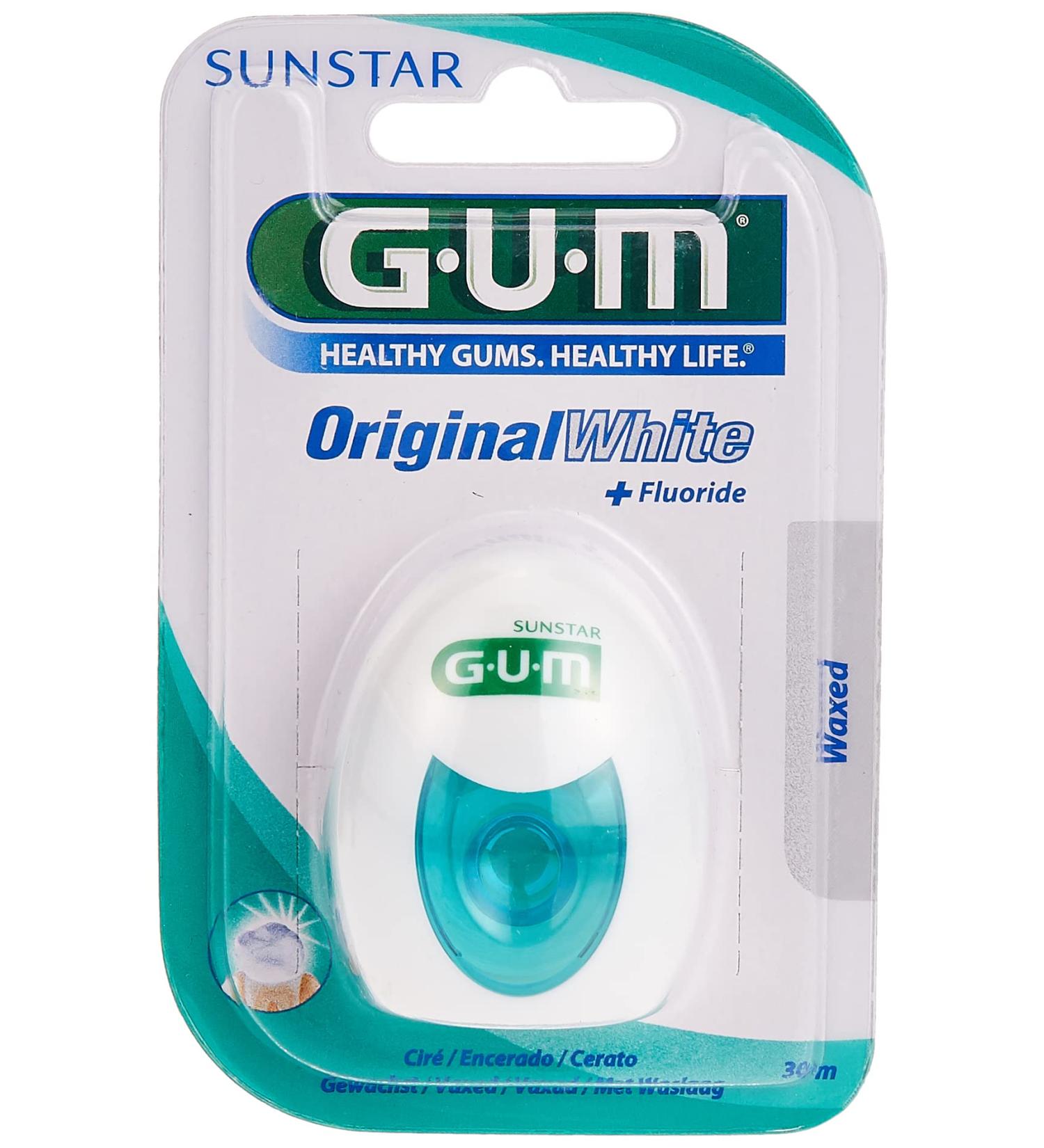 Buy Sunstar Gum Original White Floss 30m - Best International Shipping & Premium Dental Care - Buy Online on GoSupps.com