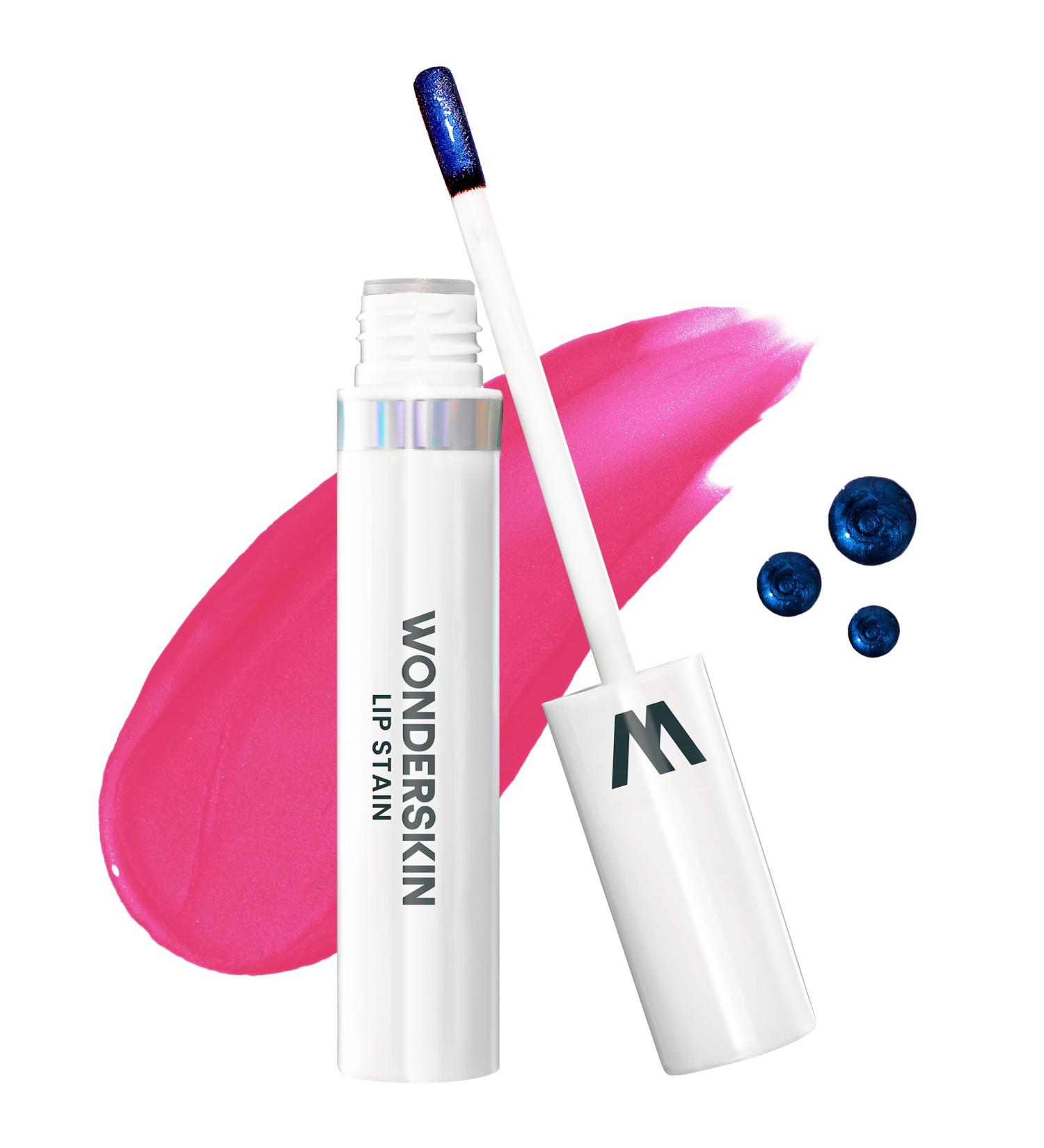 Wonderskin Wonder Blading Lip Stain Masque - Neon Rose Stain & Go | Long Lasting, Transfer Proof, Matte Finish - Waterproof Formula - Buy Online on GoSupps.com
