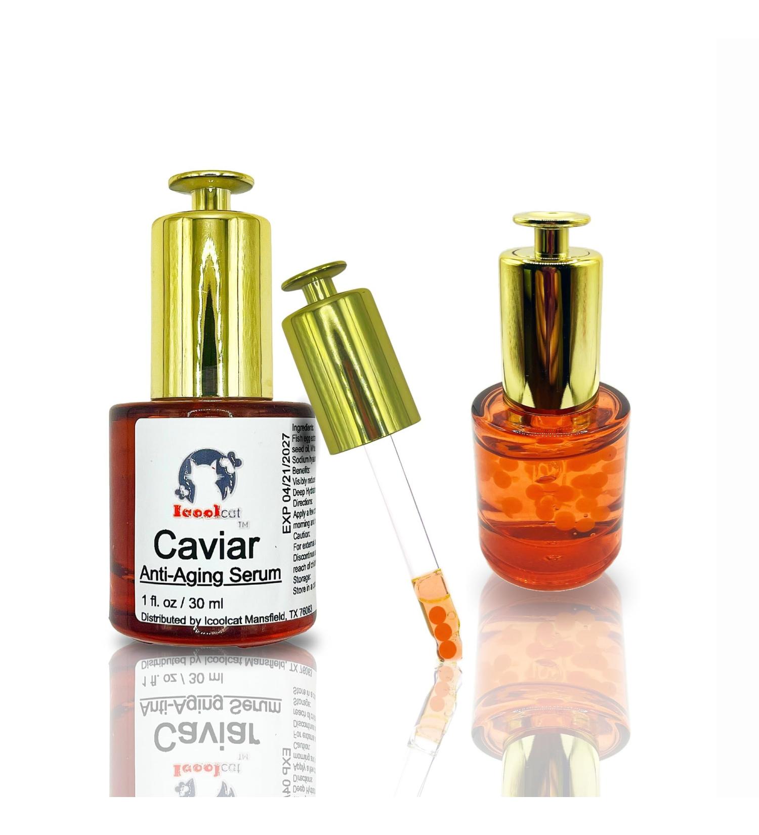 Luxury Caviar Anti-Aging Serum 1 oz | Hydrate Firm Reduce Wrinkles & Revitalize Skin - International Shipping Available - Buy Online on GoSupps.com