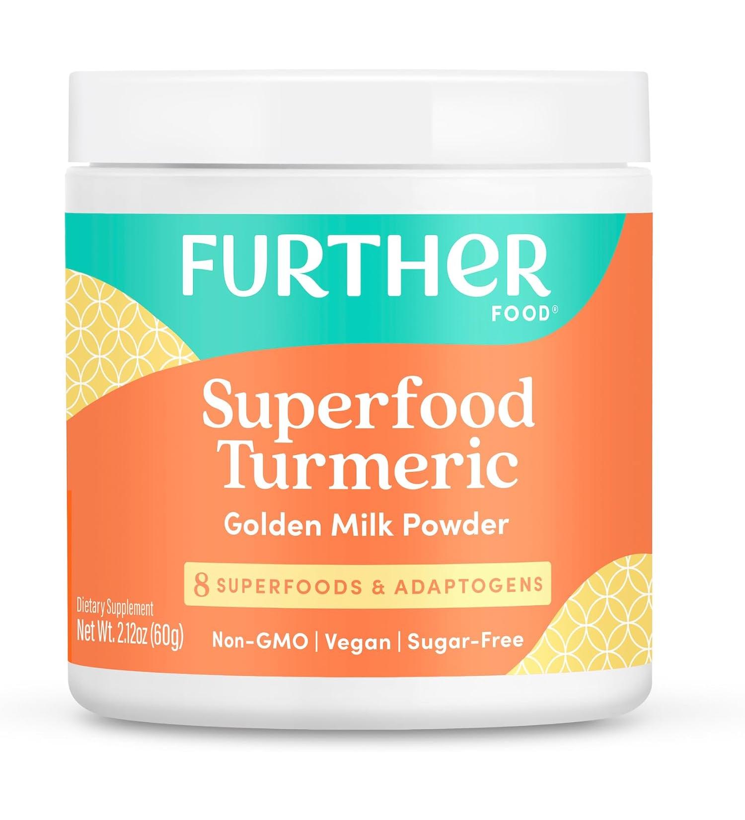 Further Food Superfood Turmeric 2.12 oz - Organic Anti-Inflammatory Supplement - Buy Online on GoSupps.com