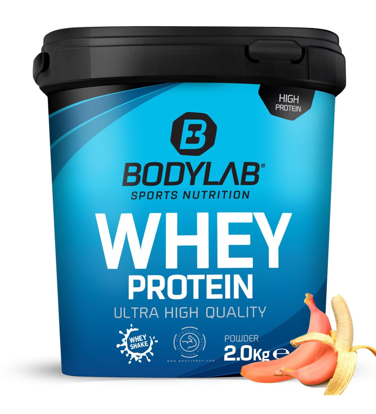 Bodylab24 Whey Protein Powder - Red Banana Flavor 2kg | Premium Quality International Shipping - Buy Online on GoSupps.com
