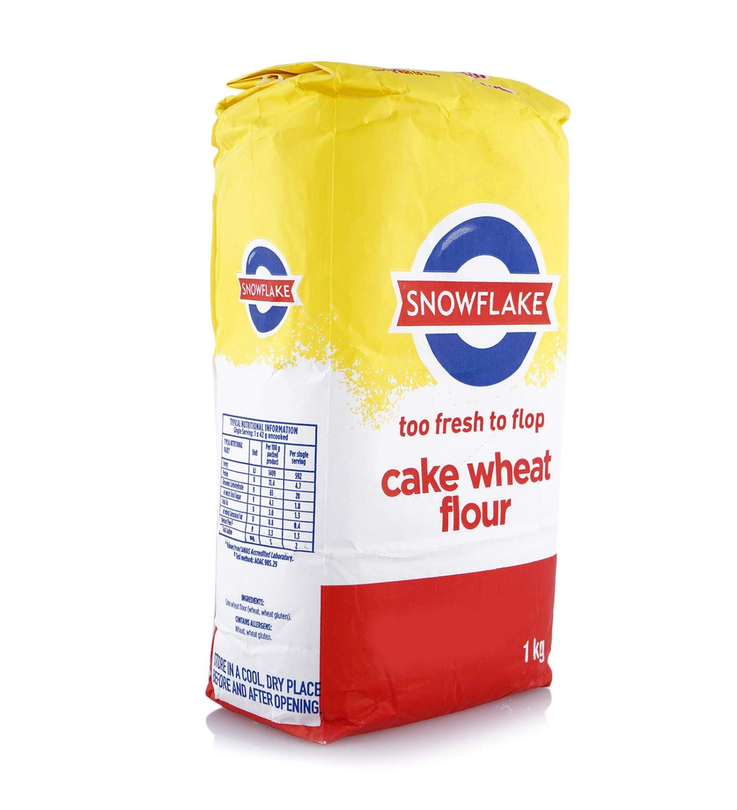 Snowflake Cake Wheat Flour 1kg - Buy Online on GoSupps.com