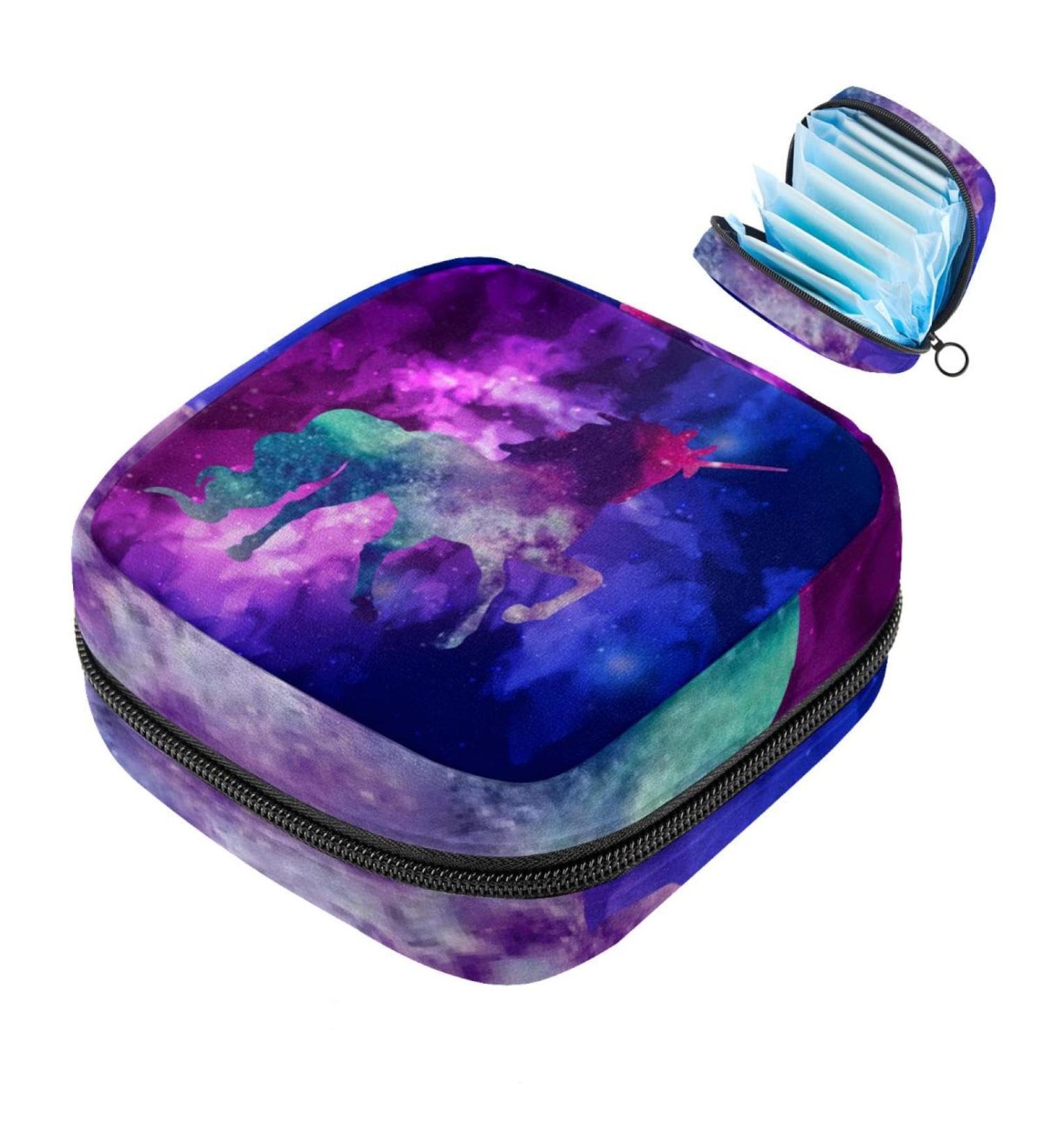 Portable Women s Menstrual Cup Bags | Teenage Girls' Feminine Insert Bags | Starry Sky & Unicorn Design | Ideal for First Period & Tampons - Buy Online on GoSupps.com