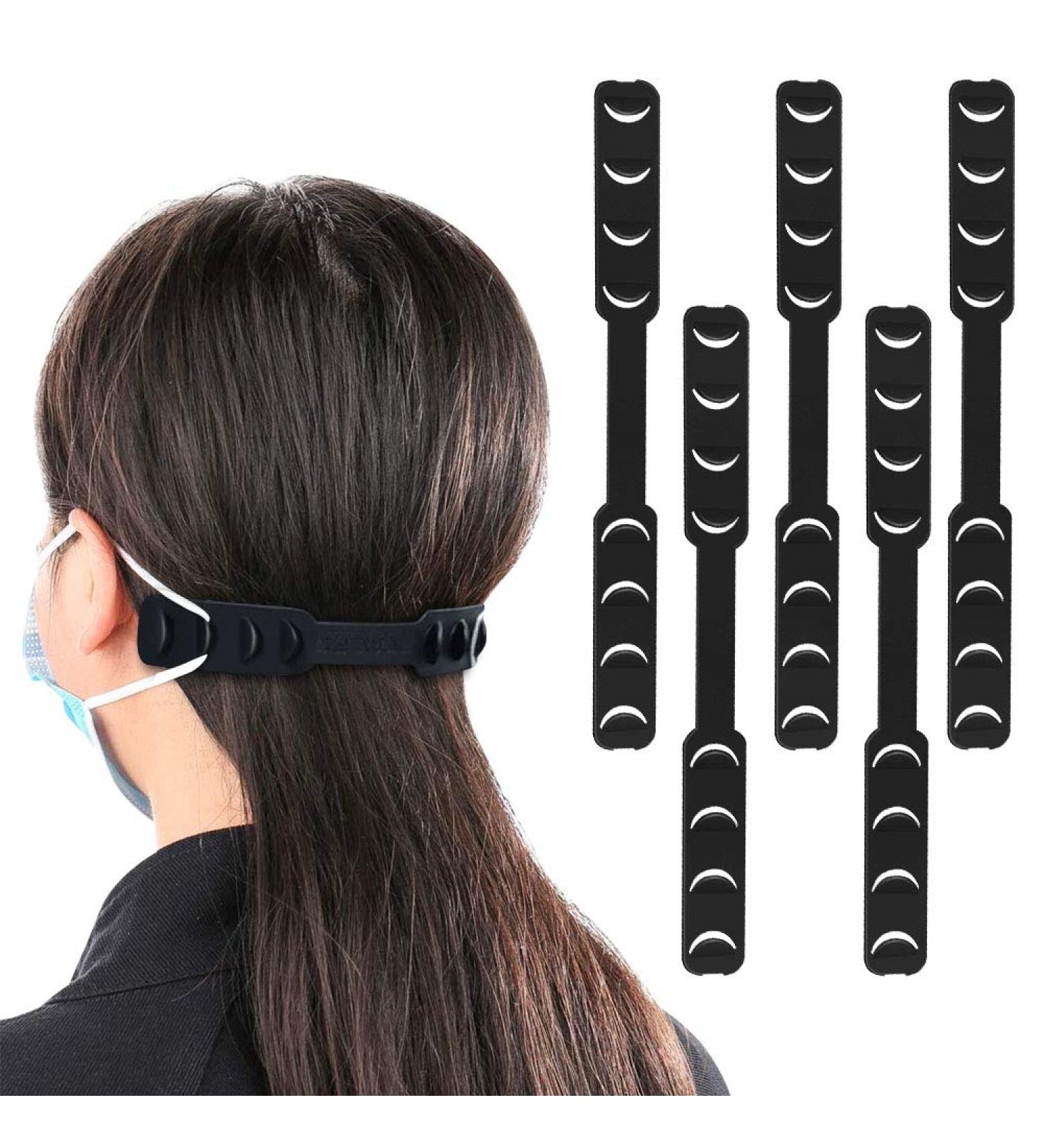 SZRWD Mask Holder | Sterile & Easy to Clean Masking Hook | PP Flexible Material | Reusable Ear Relief (10 Pieces) - Buy Online on GoSupps.com