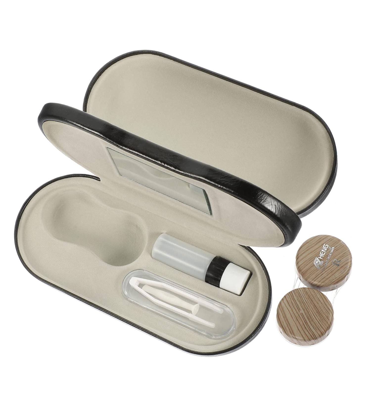 Dual-Use Glasses Case & Organizer | CAXUSD Glass Storage Box - Sunglasses & Eyeglasses Container (15.8x7.4cm) - Buy Online on GoSupps.com