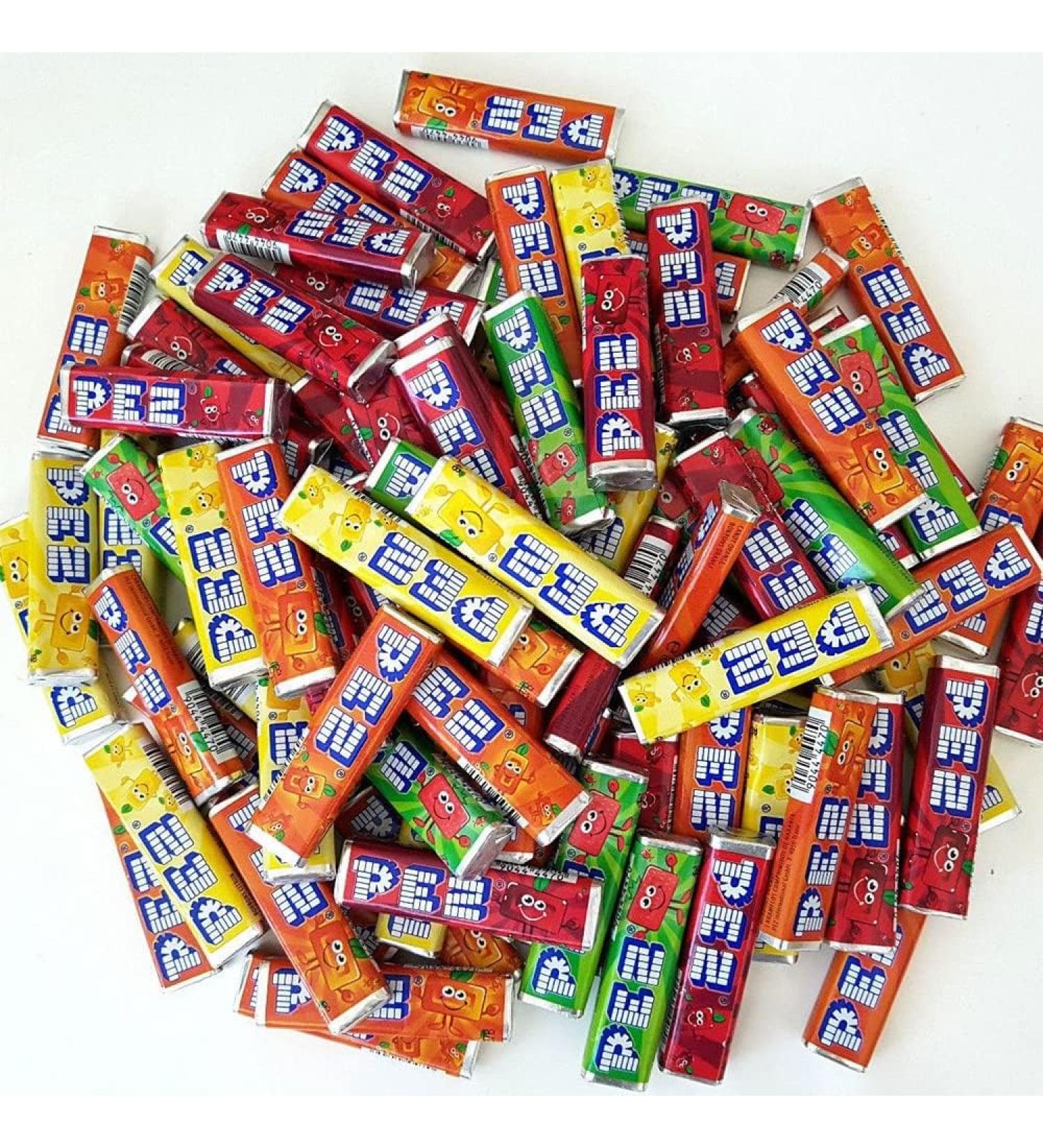 Pez Candy Refills - 50 x 8.5g packs - Fruit Flavoured Brick Sweets - Mixed Packs - Buy Online on GoSupps.com