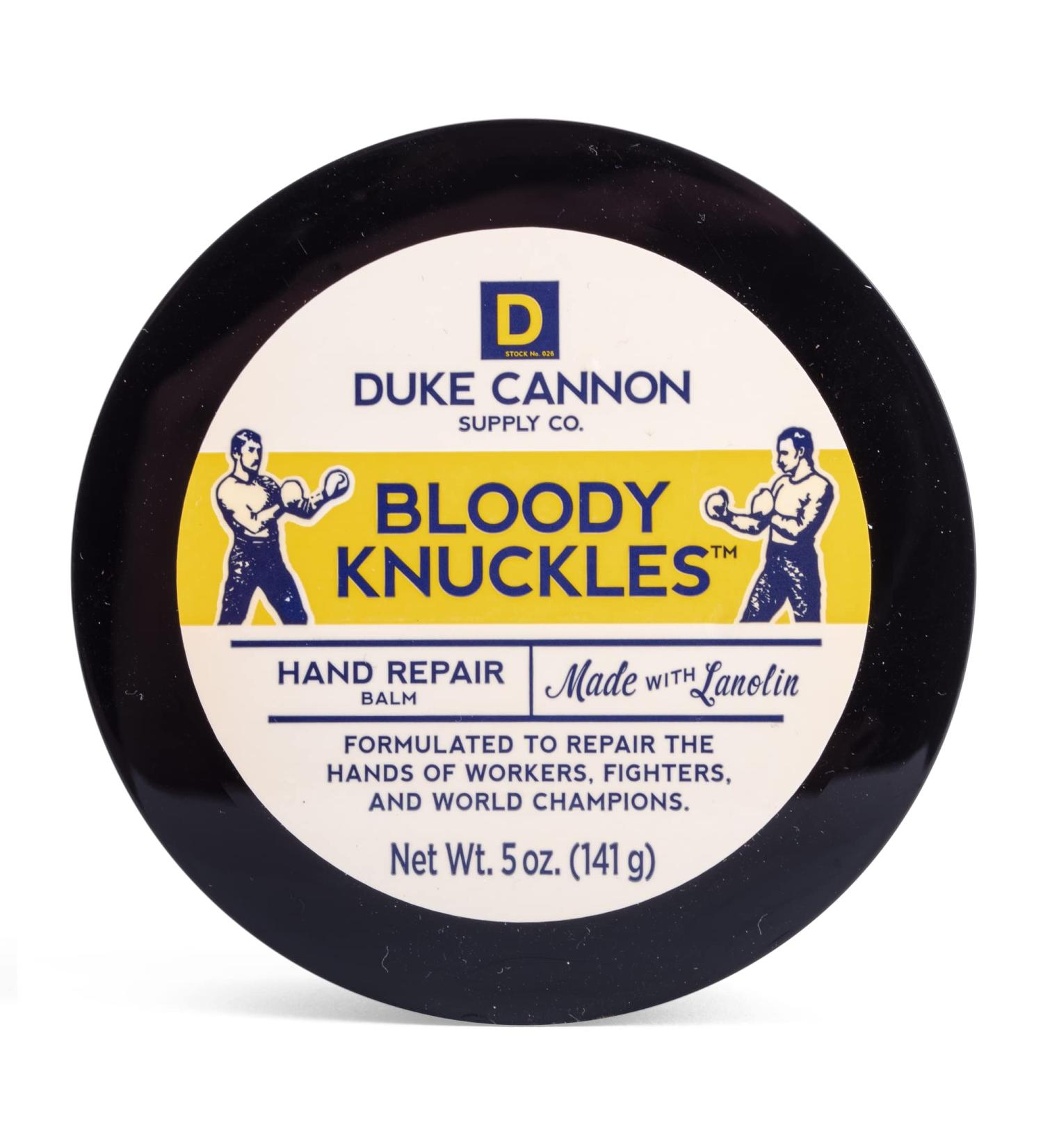 Duke Cannon Bloody Knuckles Hand Repair Balm 5oz - Unscented, Paraben-Free - Buy Online on GoSupps.com