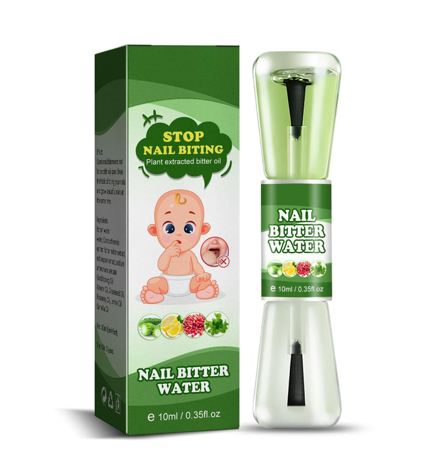 Anti Nail Biting Polish - Stop Nail Biting - Nail Biting Prevention for Teenagers & Adults - Nail Care Bitter Taste Safe Natural Plant Extract - Buy Online on GoSupps.com