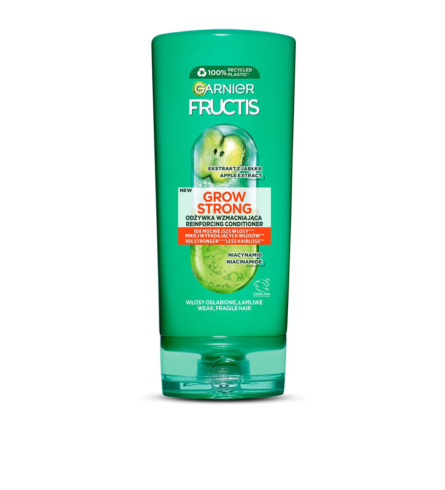 Garnier Fructis Grow Strong Sponge Hair Conditioner 200ml - Strengthens & Reduces Fallout Ideal for All Hair Types - Buy Internationally - Buy Online on GoSupps.com