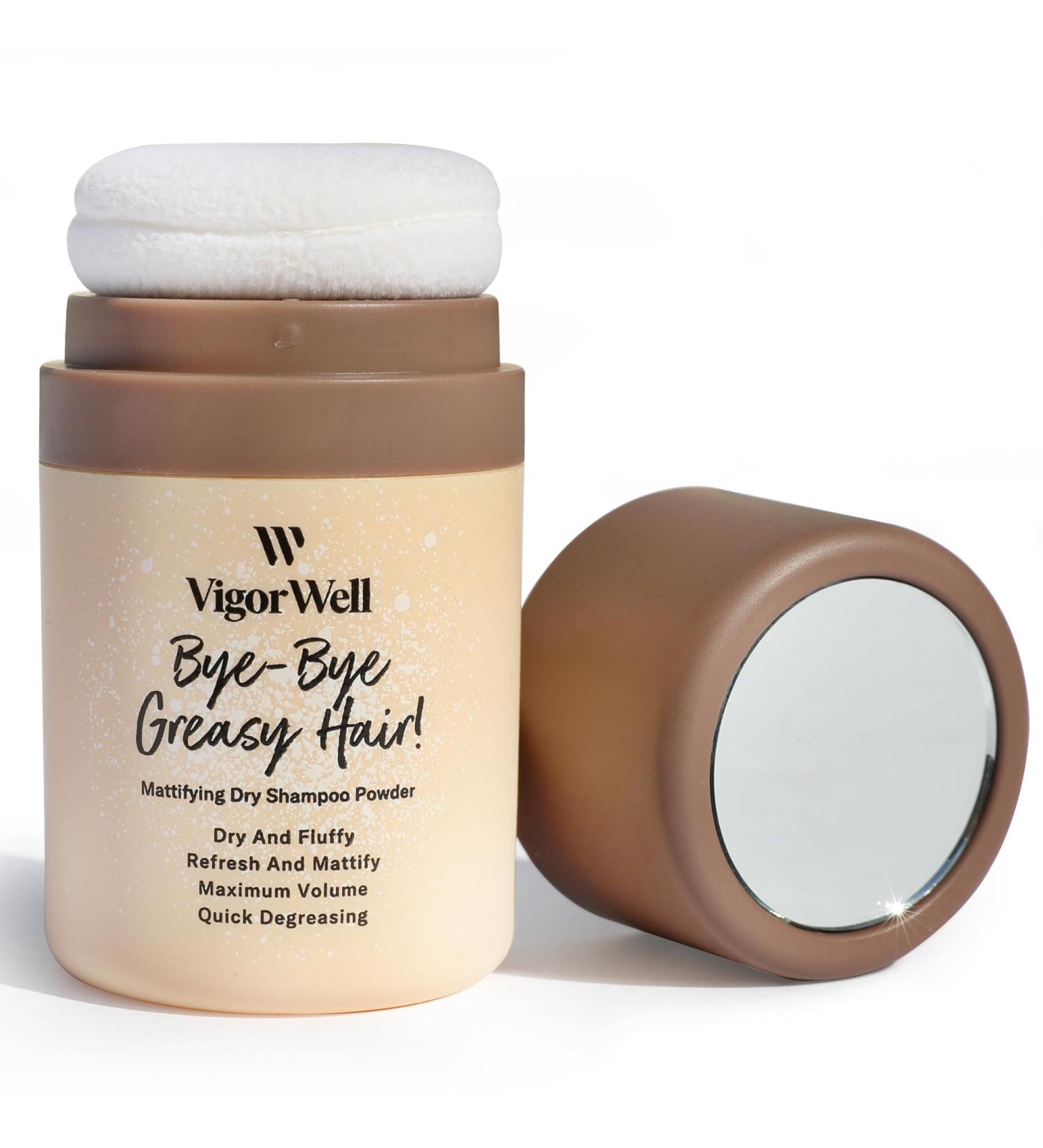 Dry Shampoo Powder for Women - Natural Non-Aerosol Travel Size for Dark Hair (12g) | Refresh Your Look - Buy Online on GoSupps.com