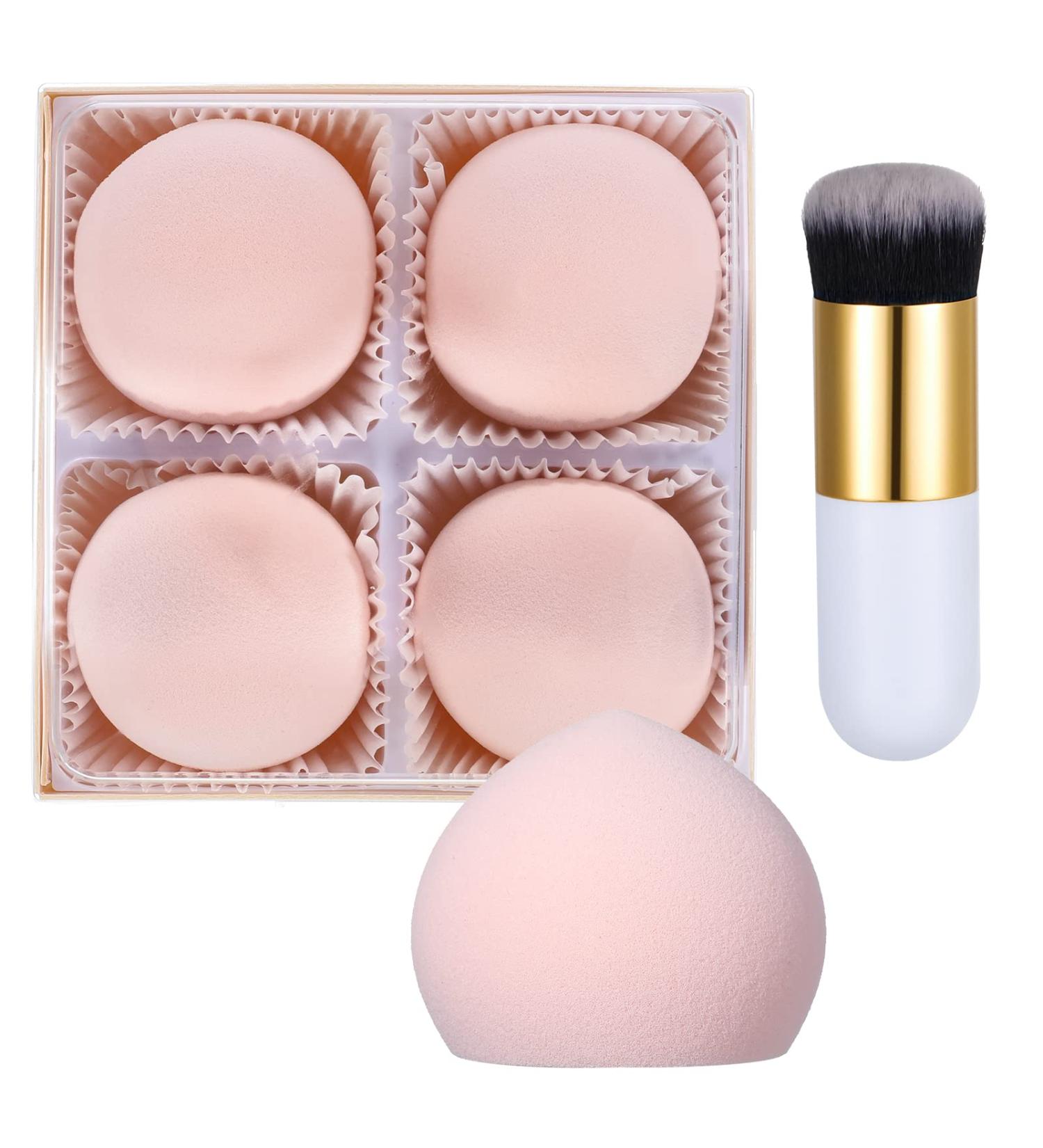 Smilcloud 4 Pcs Ultra Soft Makeup Sponges - Marshmallow Beauty Blender Set - Buy Online on GoSupps.com
