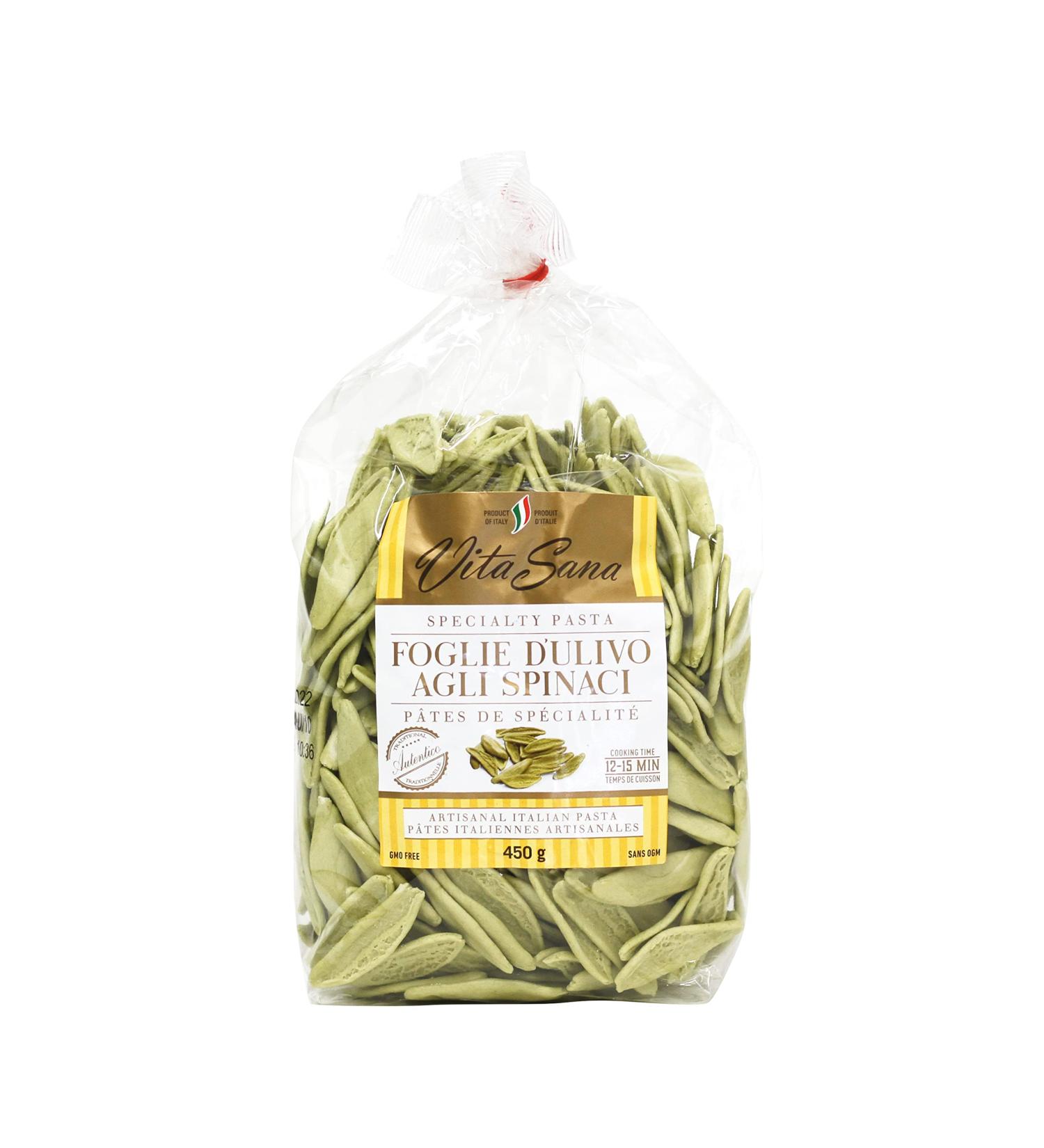 Vita Sana Foglie D'Ulivo Agli Spinaci Spinach Leaves 450 Grams