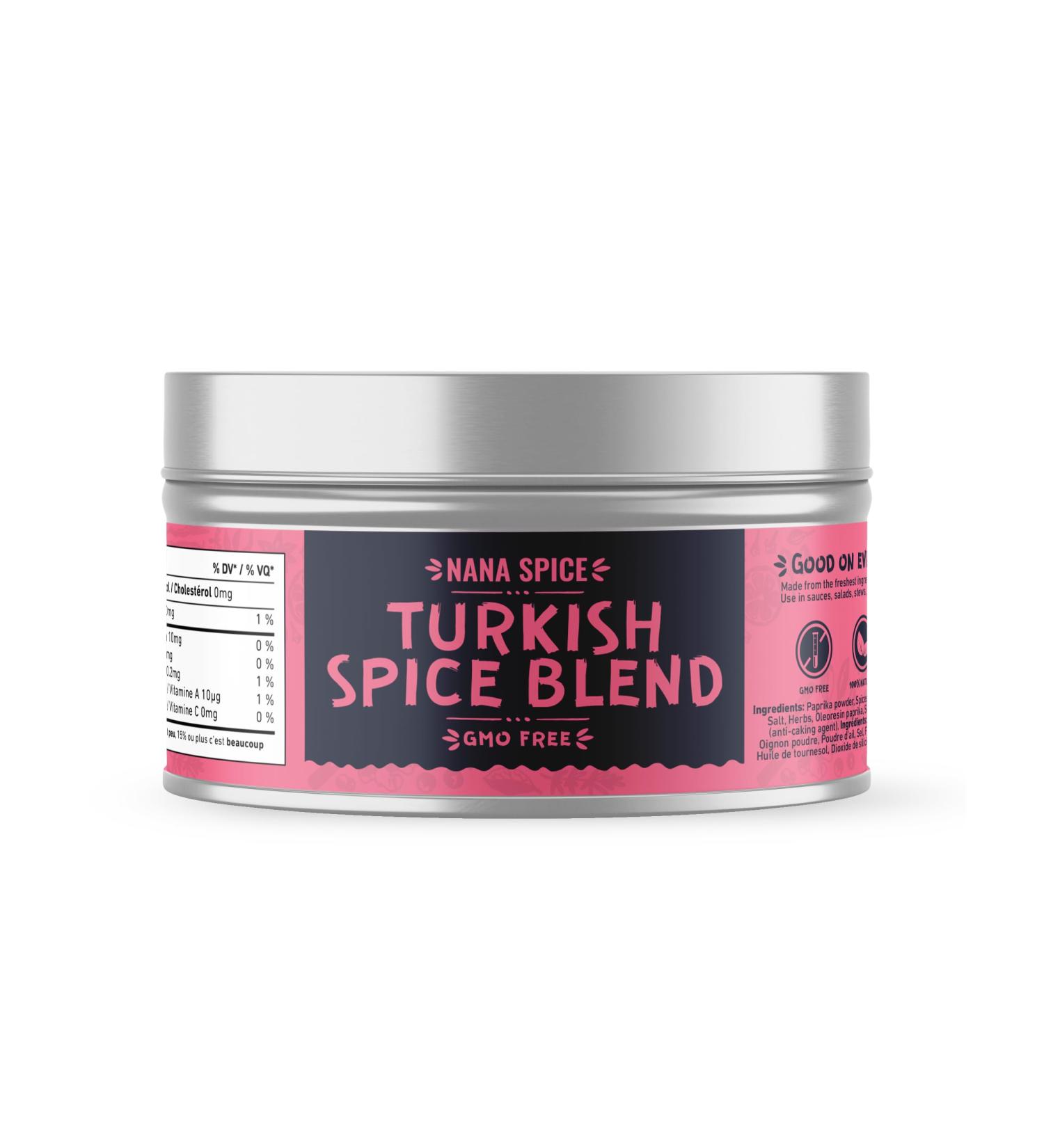 TURKISH SPICE BLEND BY NANA SPICE | 100 G TIN | HAND GROUNDED FOR RICH AROMA AND FLAVOUR