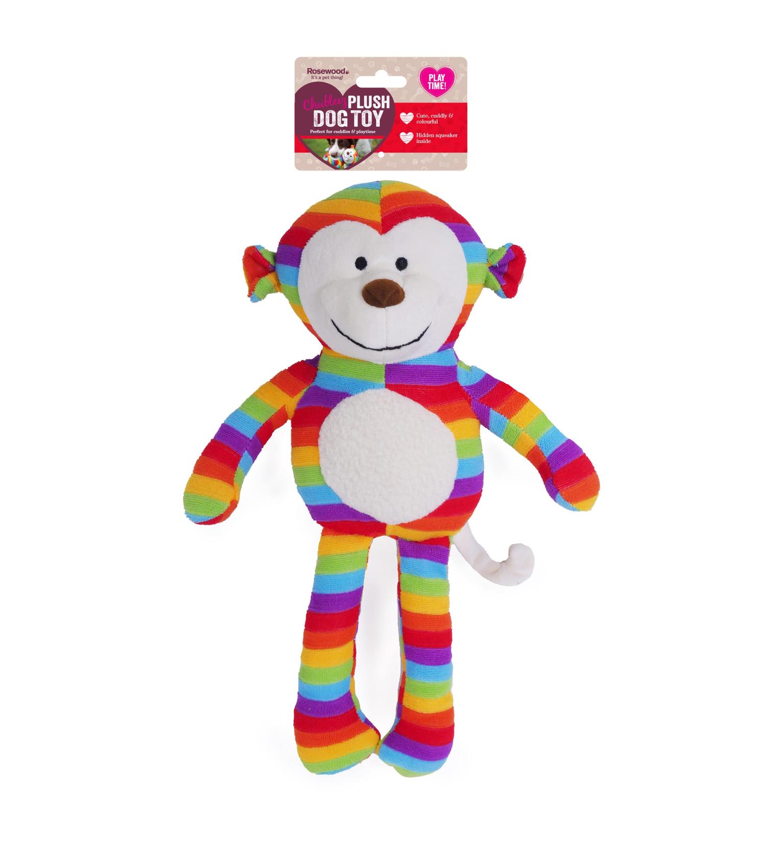 Rosewood Sonny Monkey Dog Toy Multicolor 15 Inch (Pack of 1) single - Buy Online on GoSupps.com