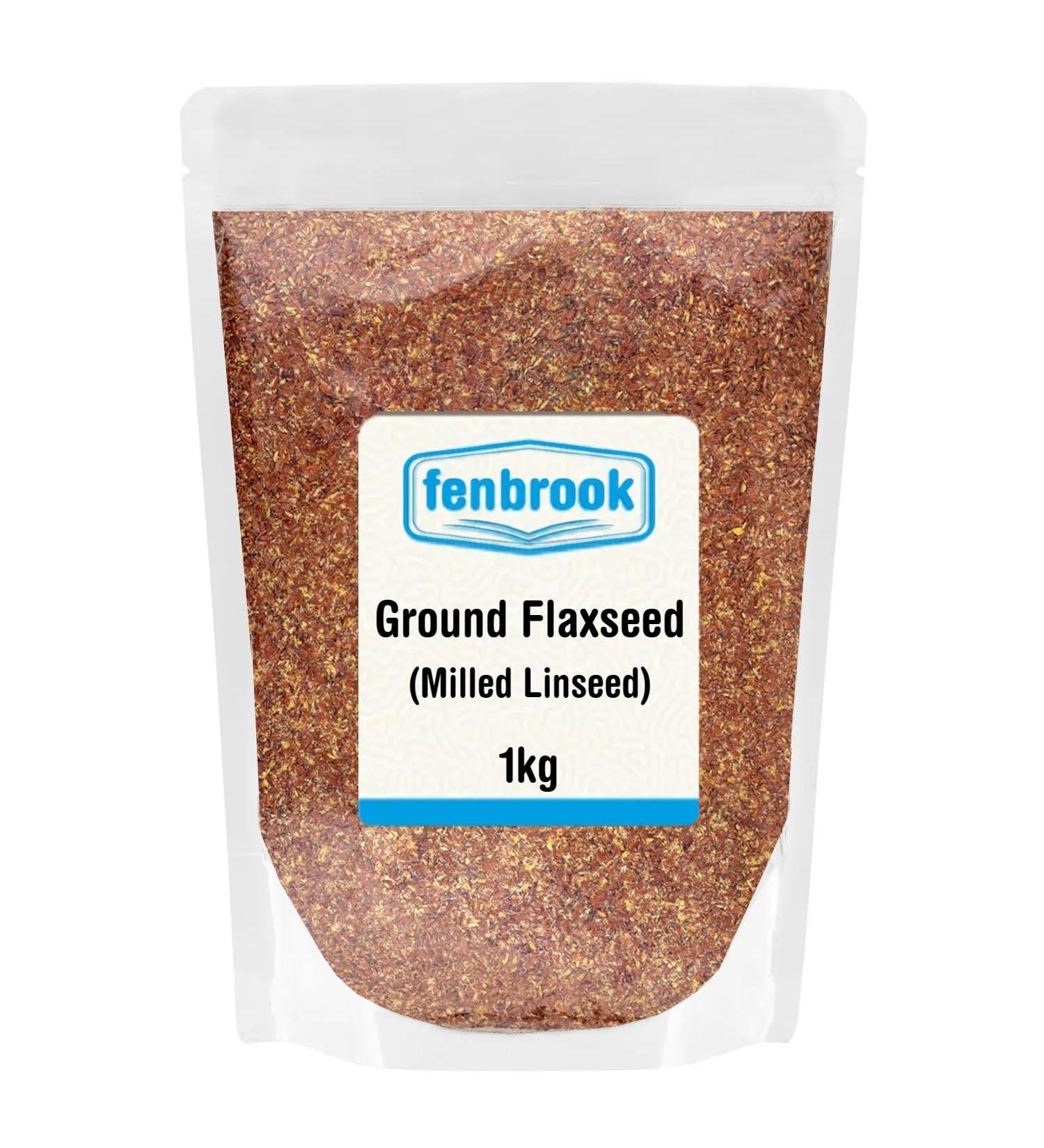 Ground Linseed (Cold Milled Flaxseed) 1kg by Fenbrook