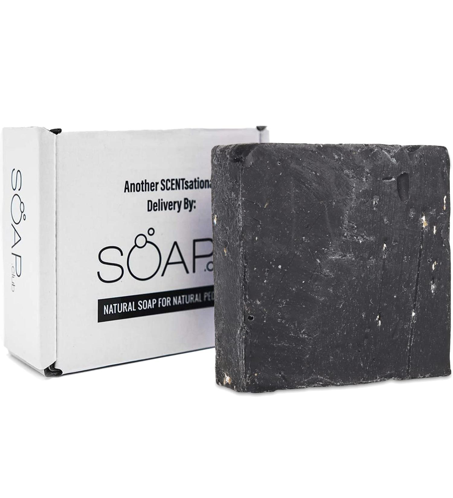 Dead Sea Natural Bar Soap - Handmade Face & Body Soap with Dead Sea Salt & Activated Charcoal - Ideal Gift Set for Men | SOAP CLUB - Buy Online on GoSupps.com