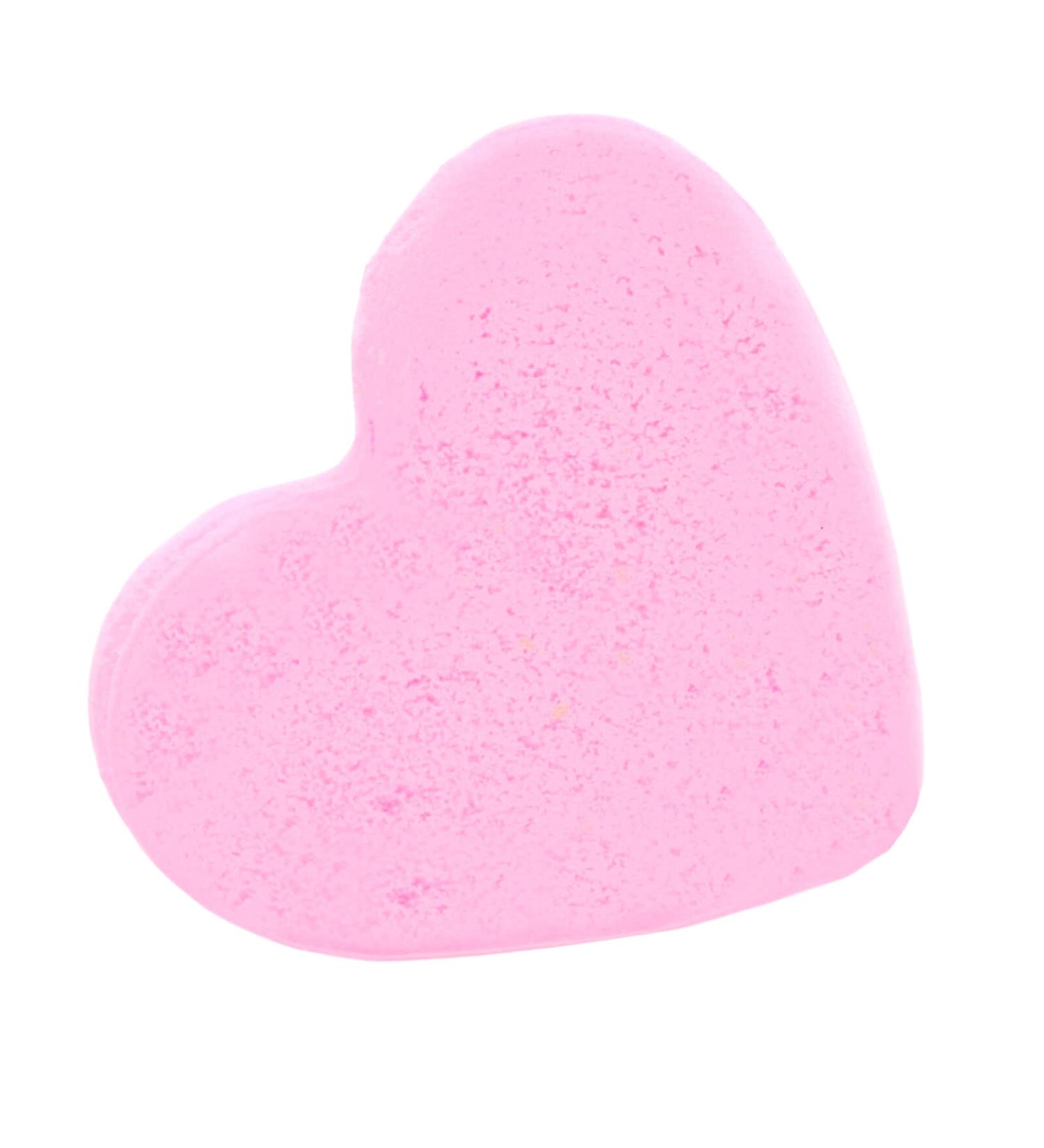 3 Love Heart Bath Bombs - Bubblegum: indulge in a fun and nourishing spa experience - Buy Online on GoSupps.com