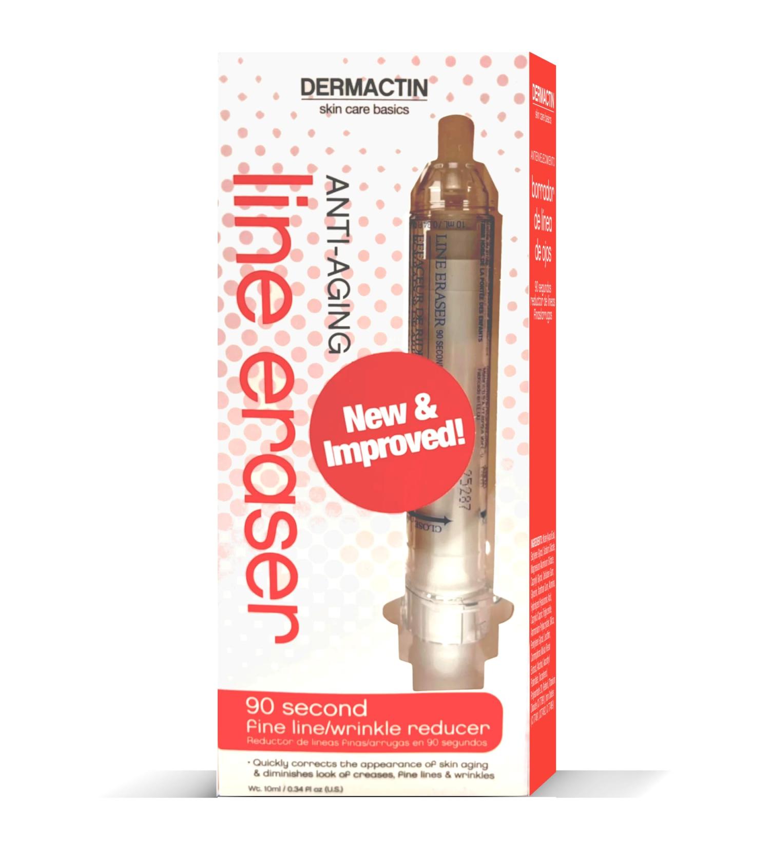 Dermactin New and Improved 90 Second Fine Line/Wrinkle Reducer .34 oz. with All New Easy to Use Applicator - Buy Online on GoSupps.com