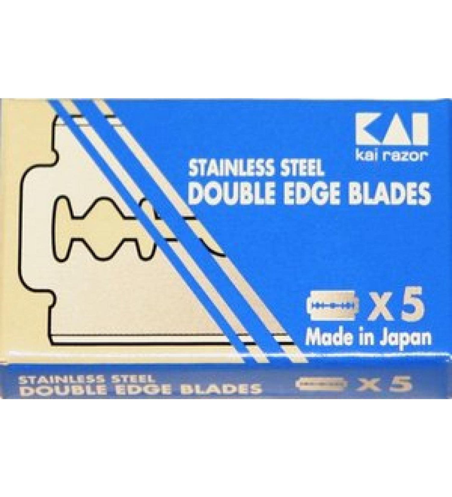 5 Kai Stainless Steel Razor Blades (1 pack)
