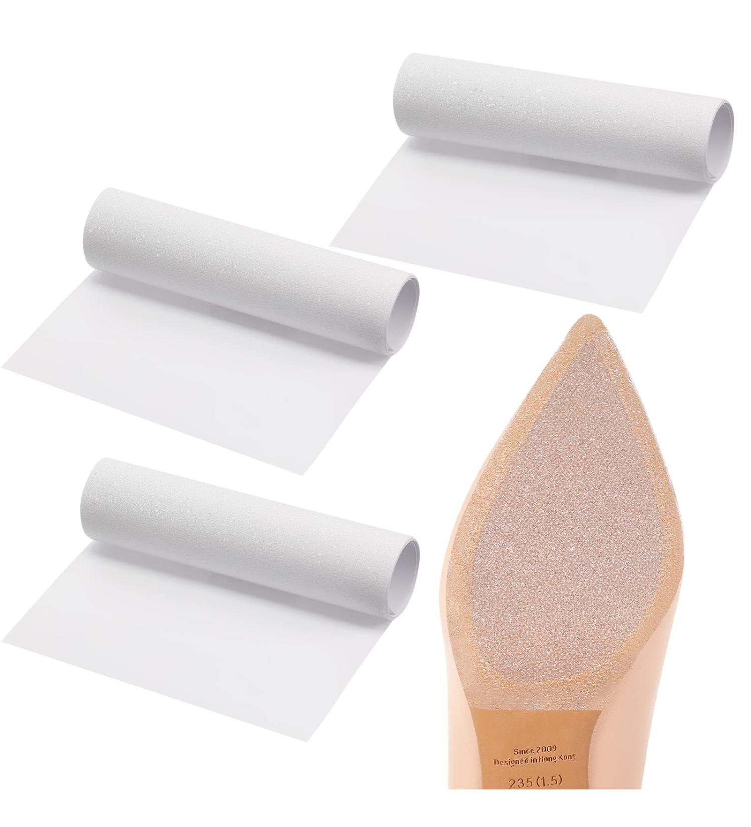 Sole Shoes Stickers: Crystal Clear Self-Adhesive Protectors for High Heels - 3 Rolls (5.9 x 15.7 Inches) - Buy Online on GoSupps.com