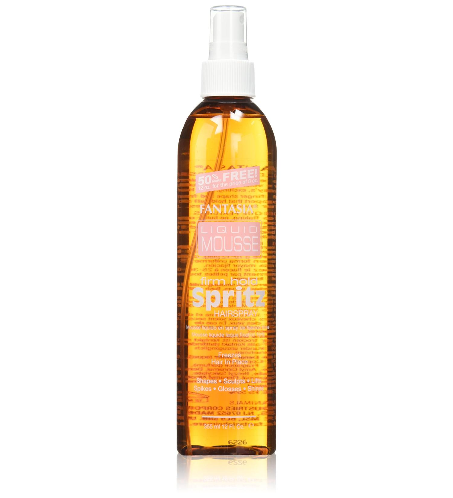 Fantasia Liquid Mousse Spritz Spray, 12 Fl Oz (Pack of 1)