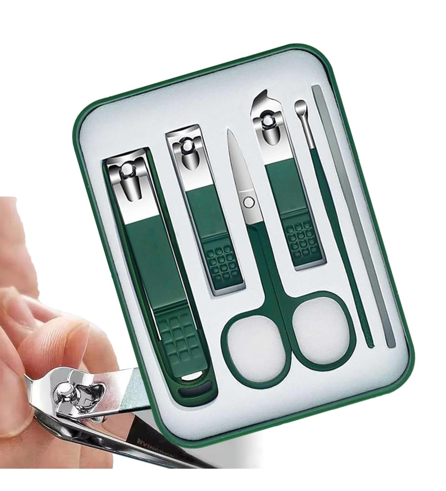 Toenail Clippers Set for Toenail and Toenail Cutter Set | Stainless Steel Pedicure Kit Nail Care Tools for Men and Women Nail Care Kit with B - Buy Online on GoSupps.com