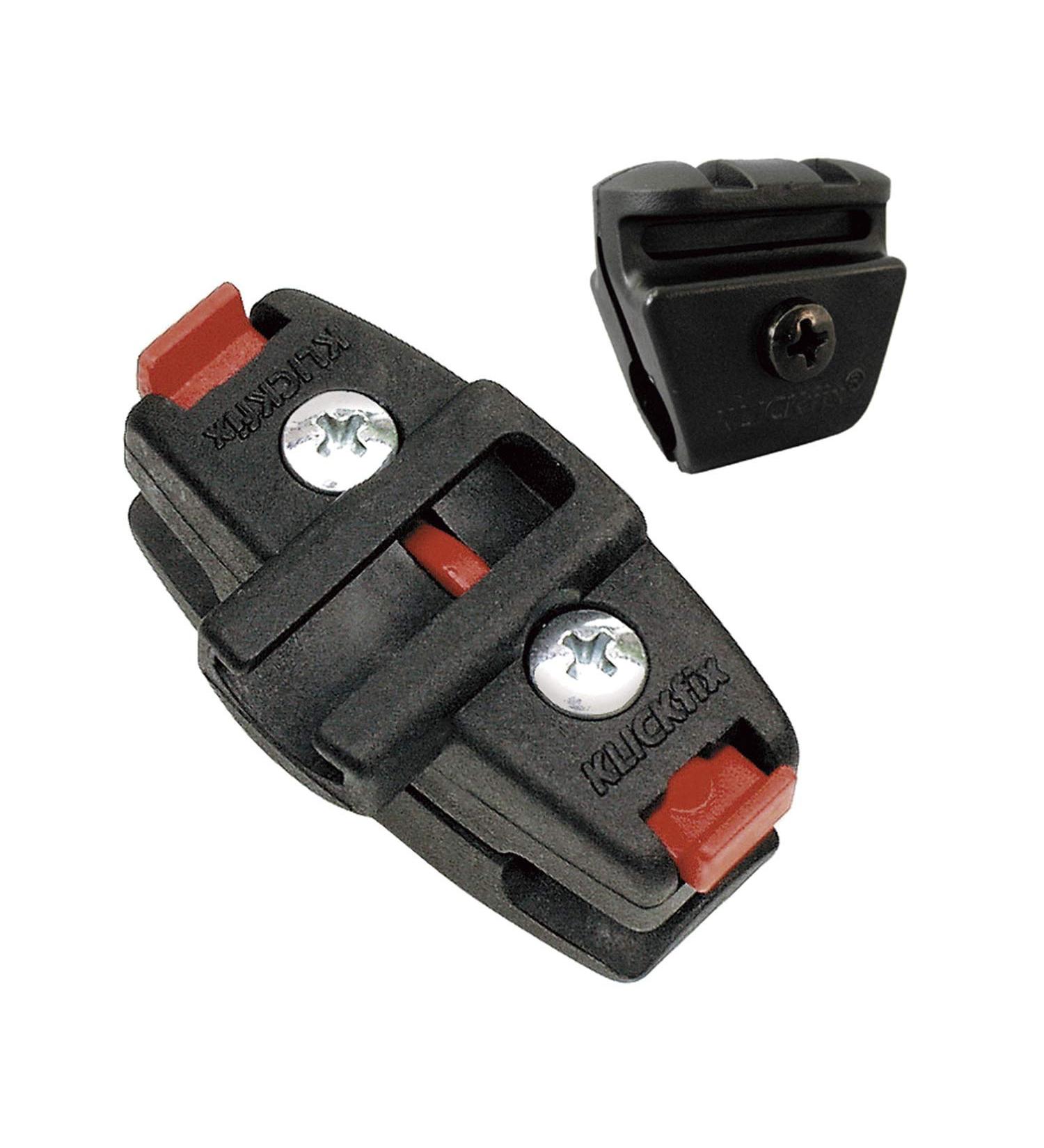 KLICKfix Mini Adapter with Cable Lock Holder - One Size Black Saddle Adapter for Secure eCommerce Shipping - Buy Online on GoSupps.com