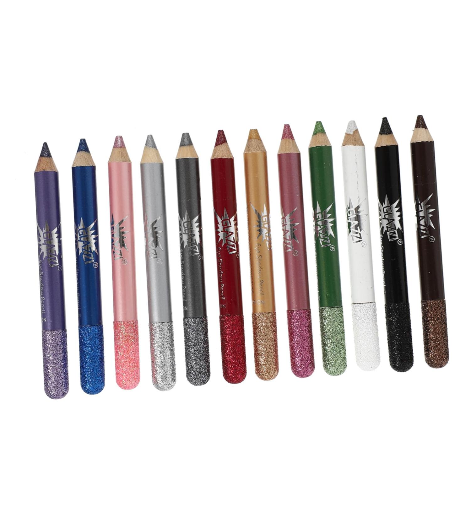 Beavorty 24 Pcs Pearlescent Eyeshadow Pencil Glitter Eyeliner Lip Liner Pencil Pen Eye Shadow Pen Powder 12.5X0.5cmx2pcs Assorted Colorx2pcs - Buy Online on GoSupps.com