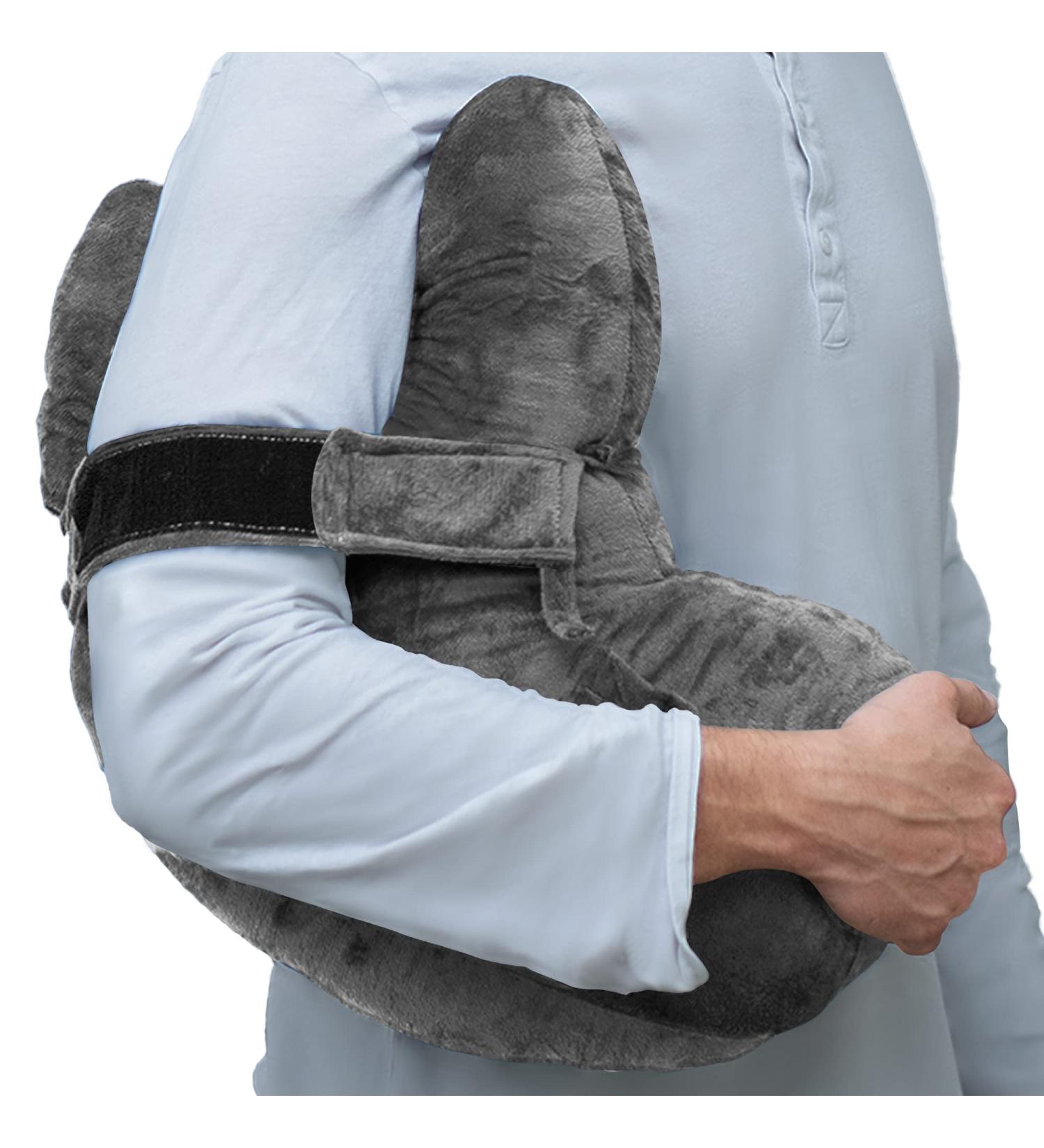 Zomaple Shoulder Surgery Pillow for Pain Relief | Soft Rotator Cuff Pillow for Comfort and Support | Healing Charcoal Grey - Buy Online on GoSupps.com