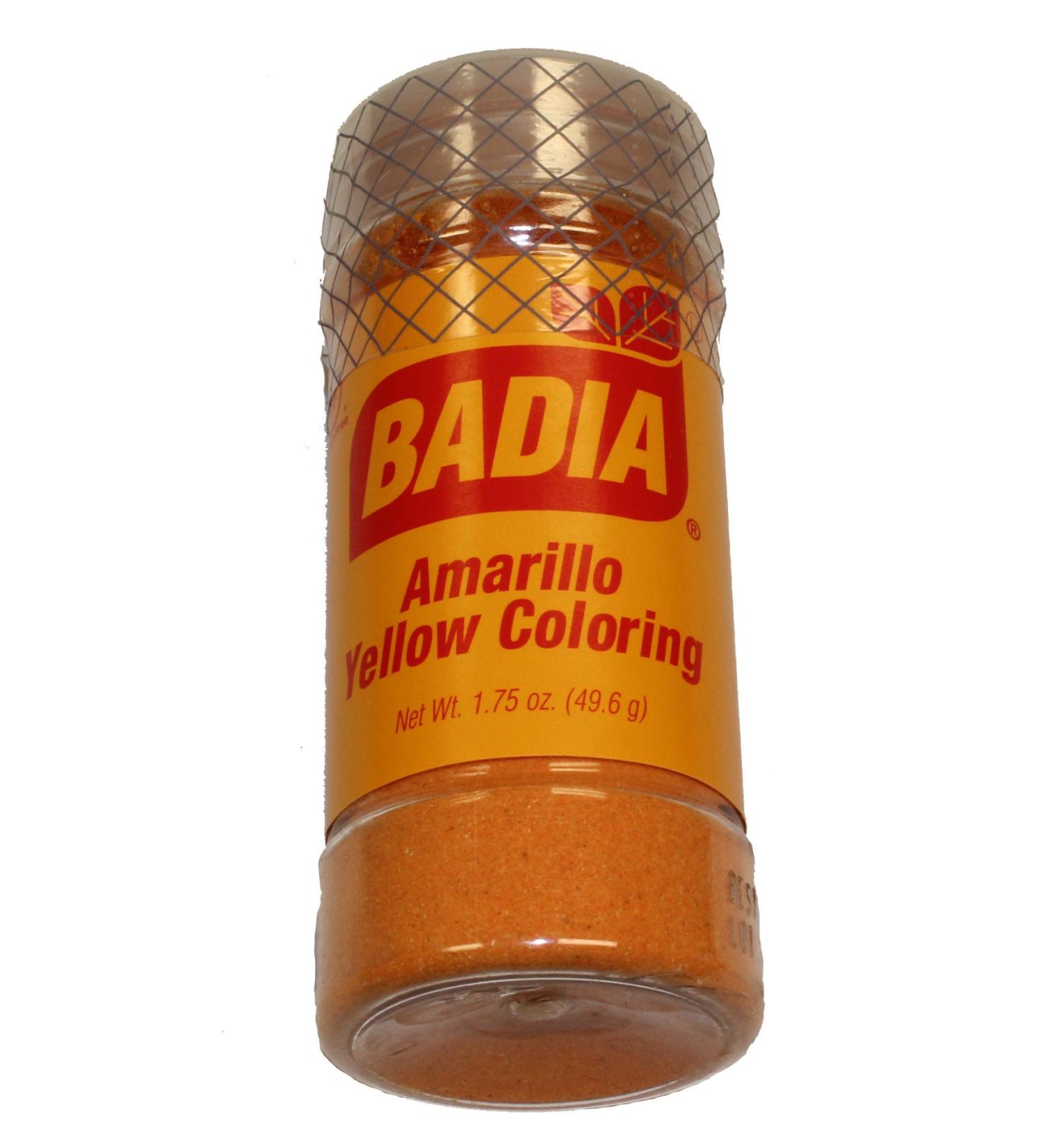 Badia Yellow Coloring Bottle, 1.75oz ( 3 Packs)