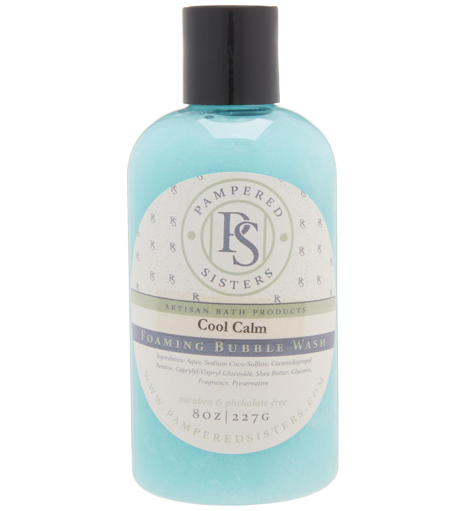 Pampered Sisters | Creamy Luxury Foaming Bubble Wash with Shea Butter (Lavender Spearmint | Cool Calm) - Buy Online on GoSupps.com